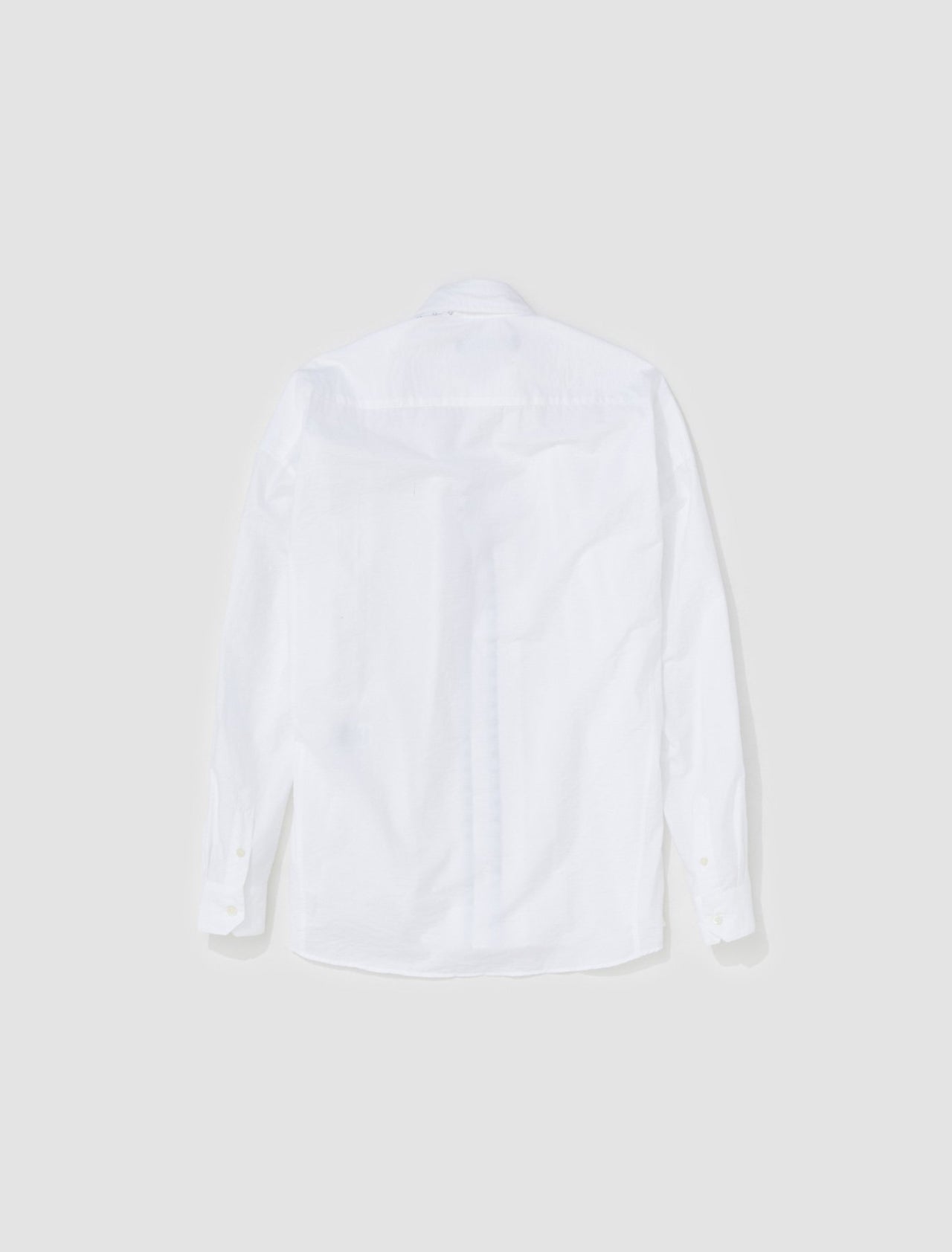 Hook and Eye Shirt in White