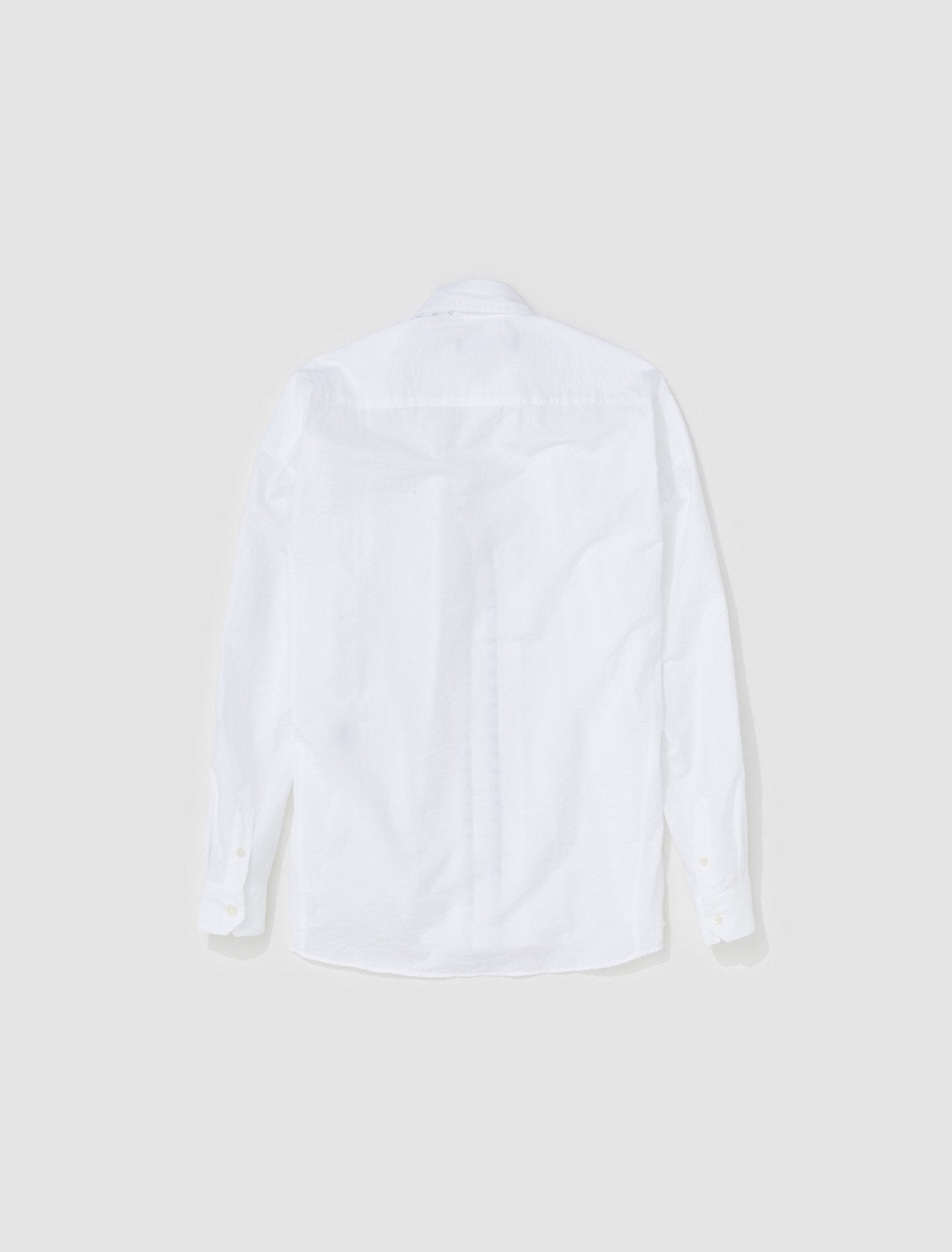 Hook and Eye Shirt in White