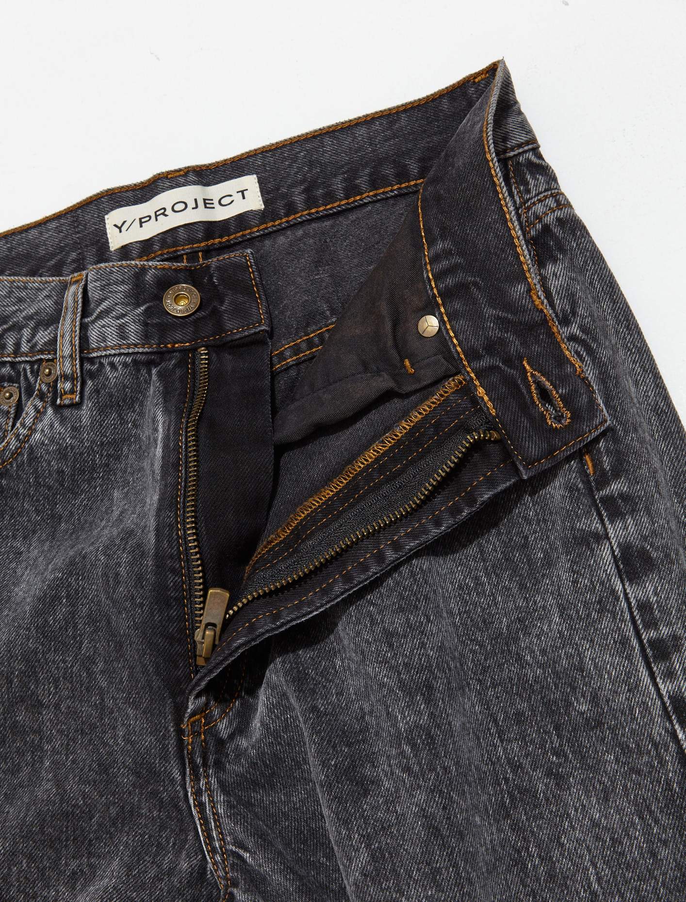 Evergreen Mini Cowboy Cuff Jeans in Vintage Black