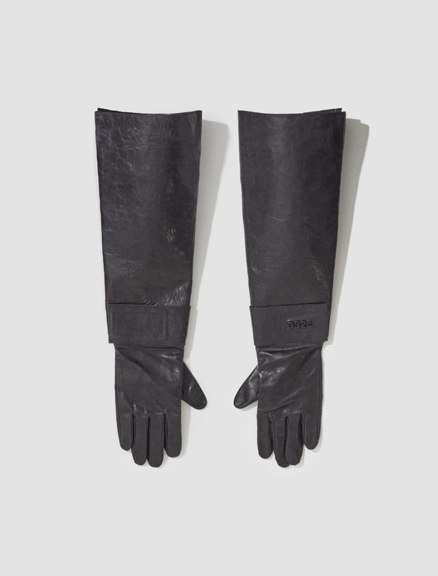 EXO Leather Workers Gloves in Black