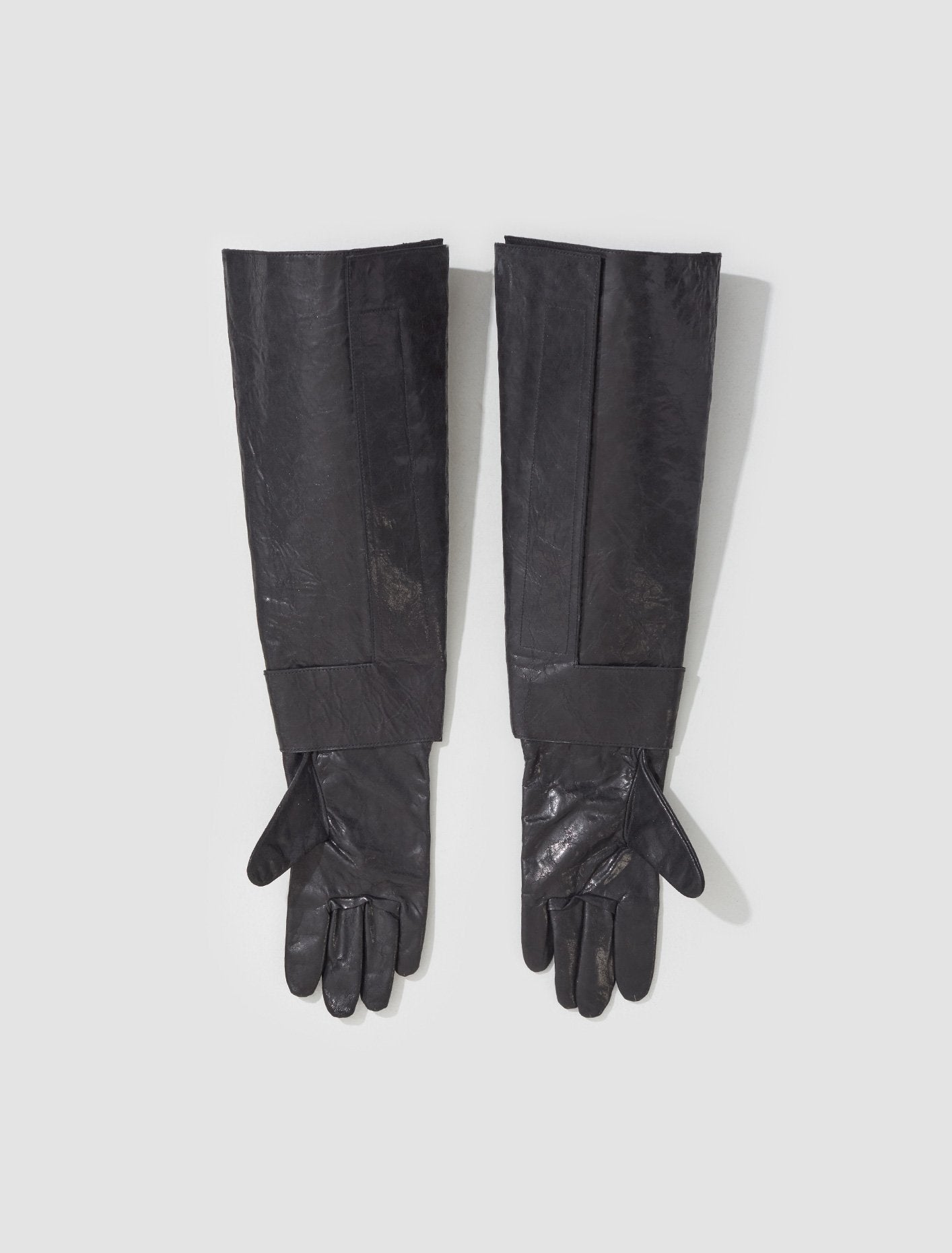 EXO Leather Workers Gloves in Black