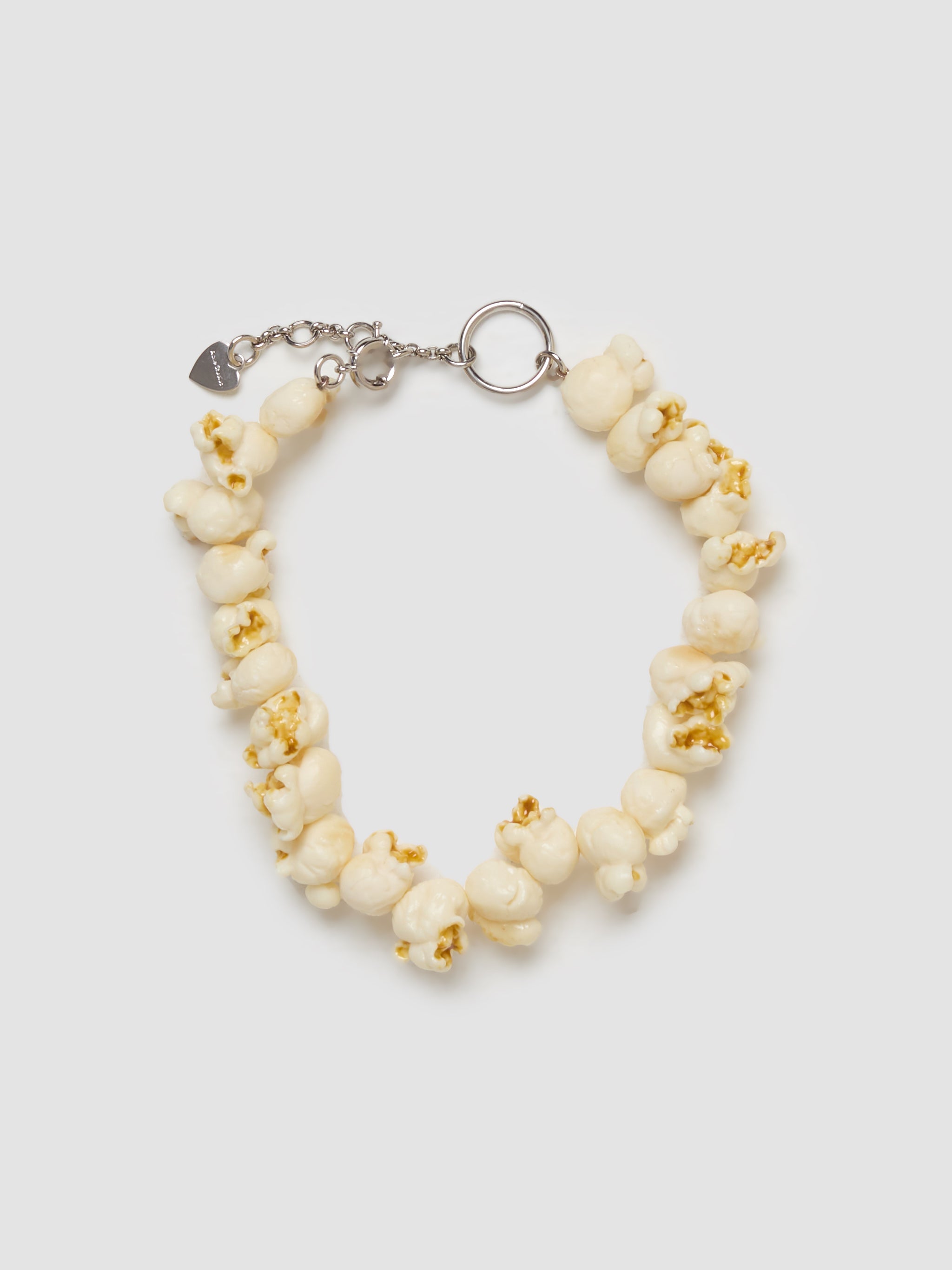 Popcorn Necklace in Silver