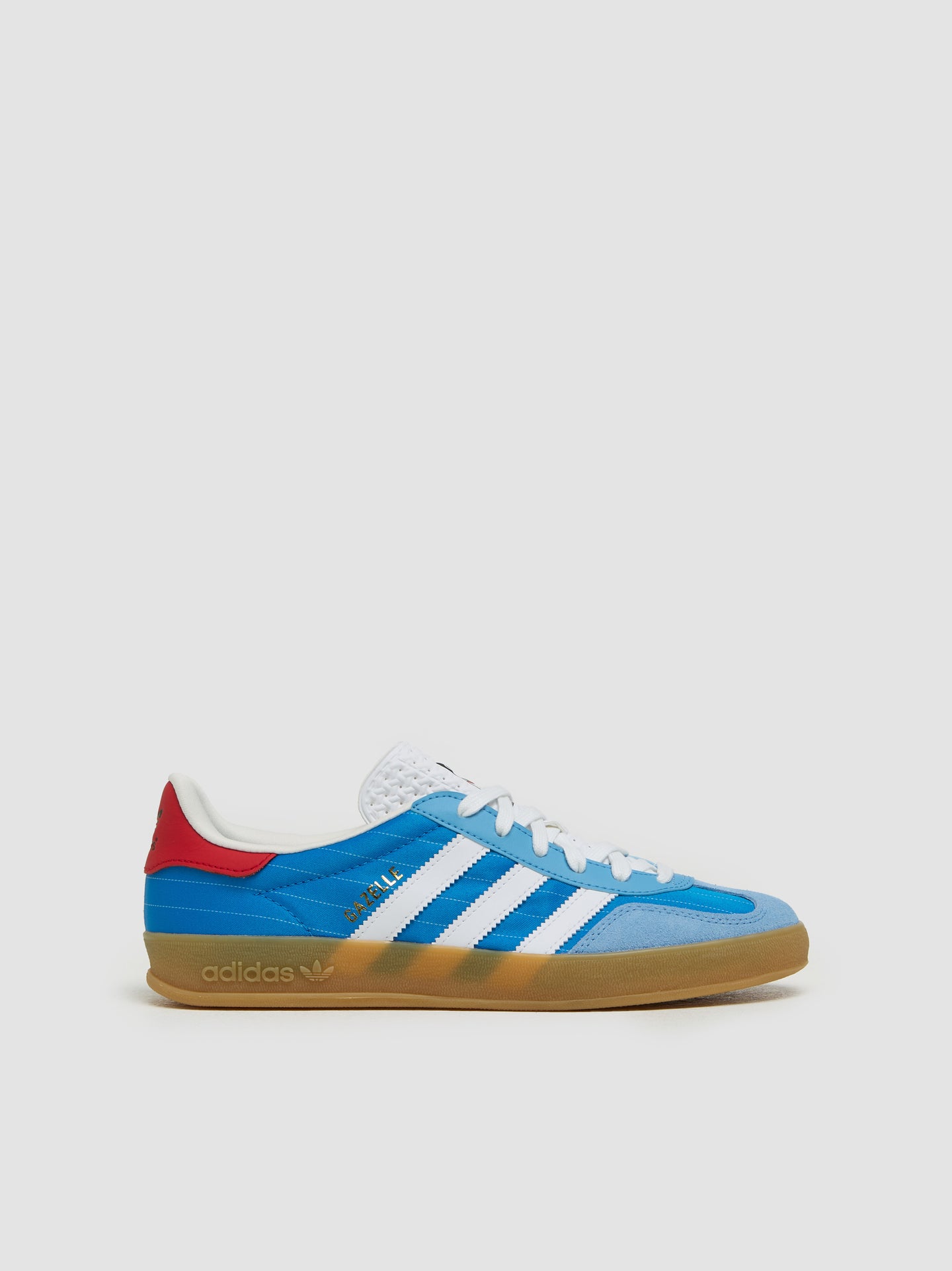 Gazelle Indoor Sneaker in Bright Blue & Cloud White