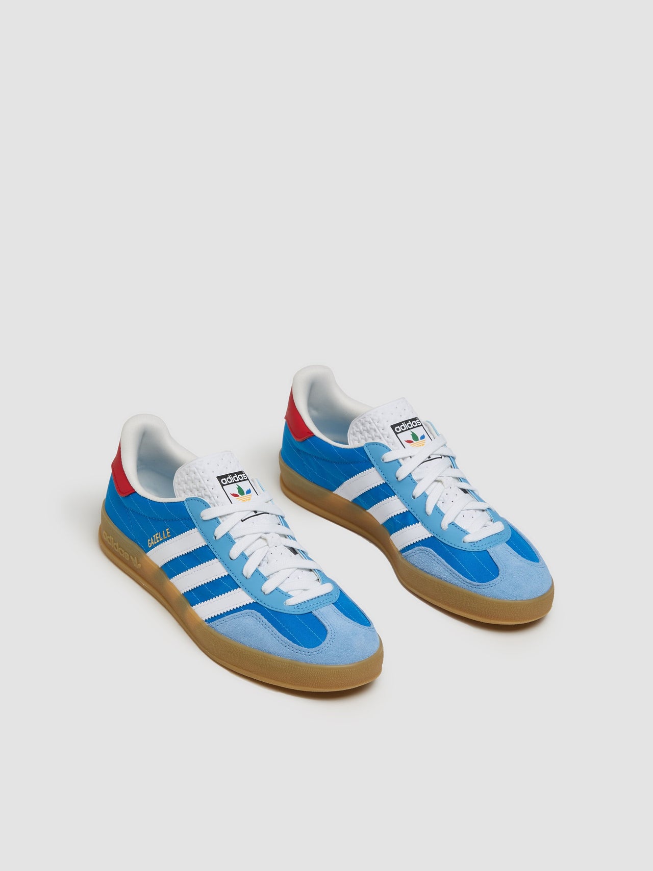 Gazelle Indoor Sneaker in Bright Blue & Cloud White