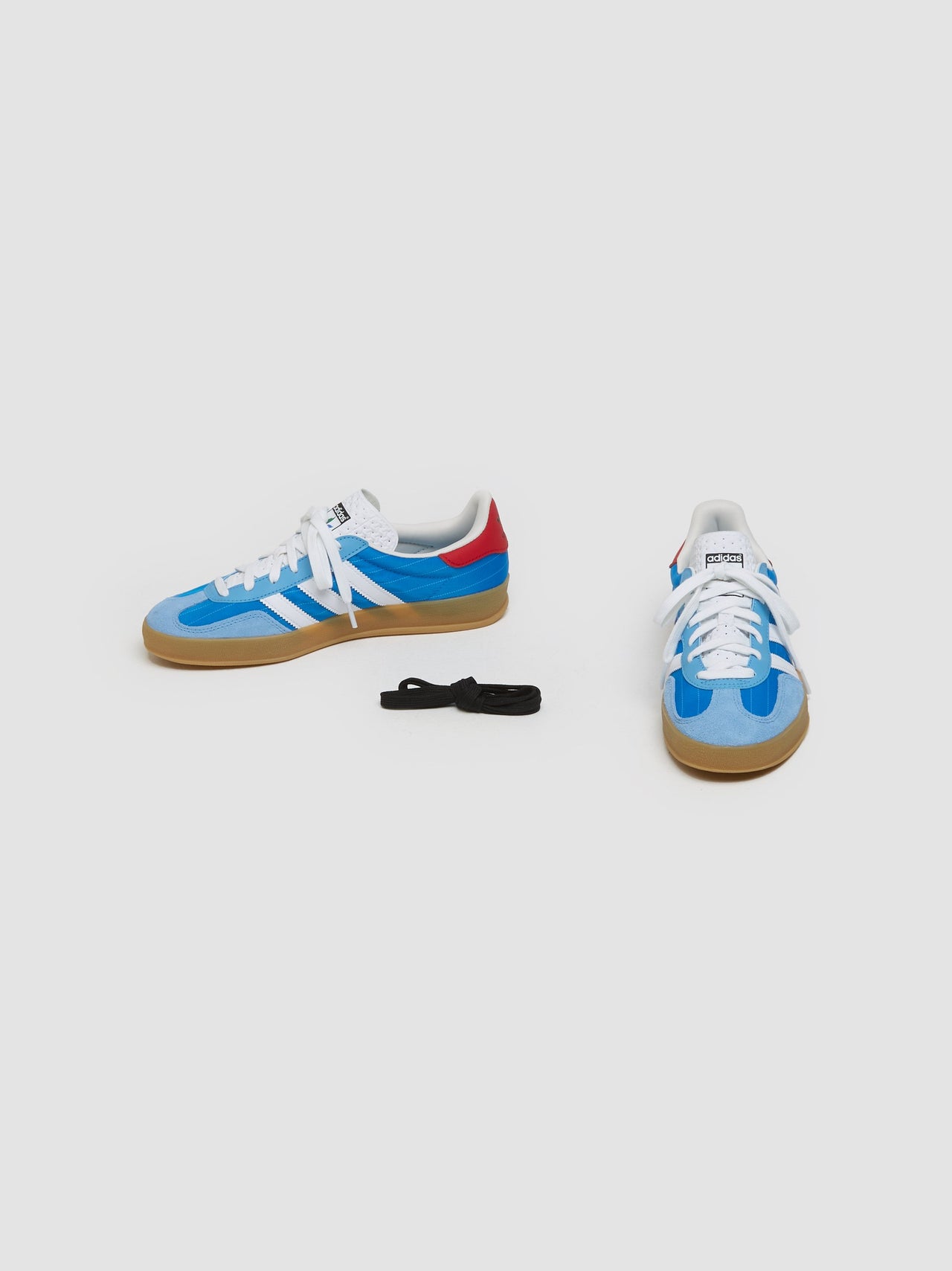 Gazelle Indoor Sneaker in Bright Blue & Cloud White