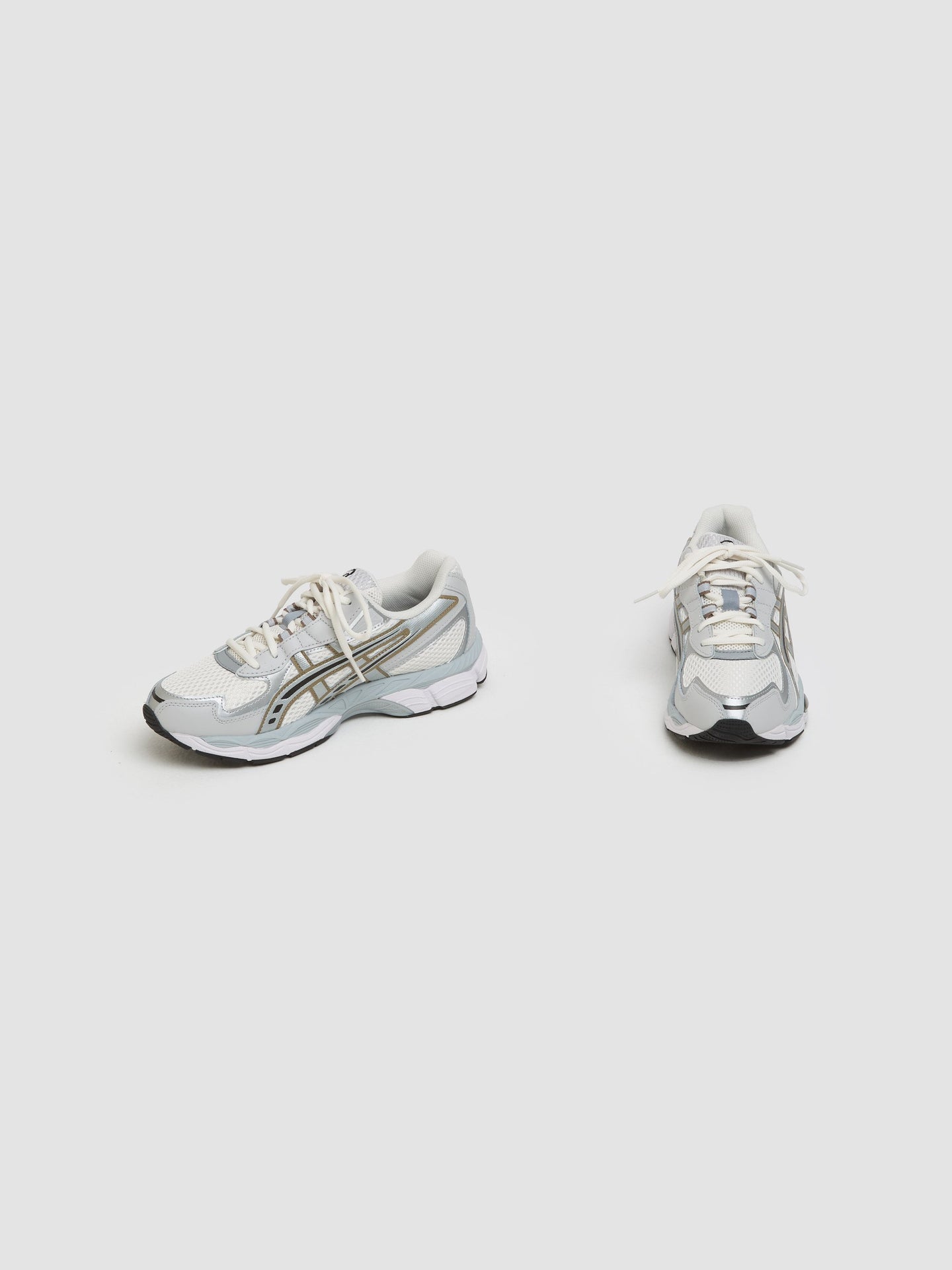 GEL-NYC 2055 Sneaker in Cream & Pure Silver