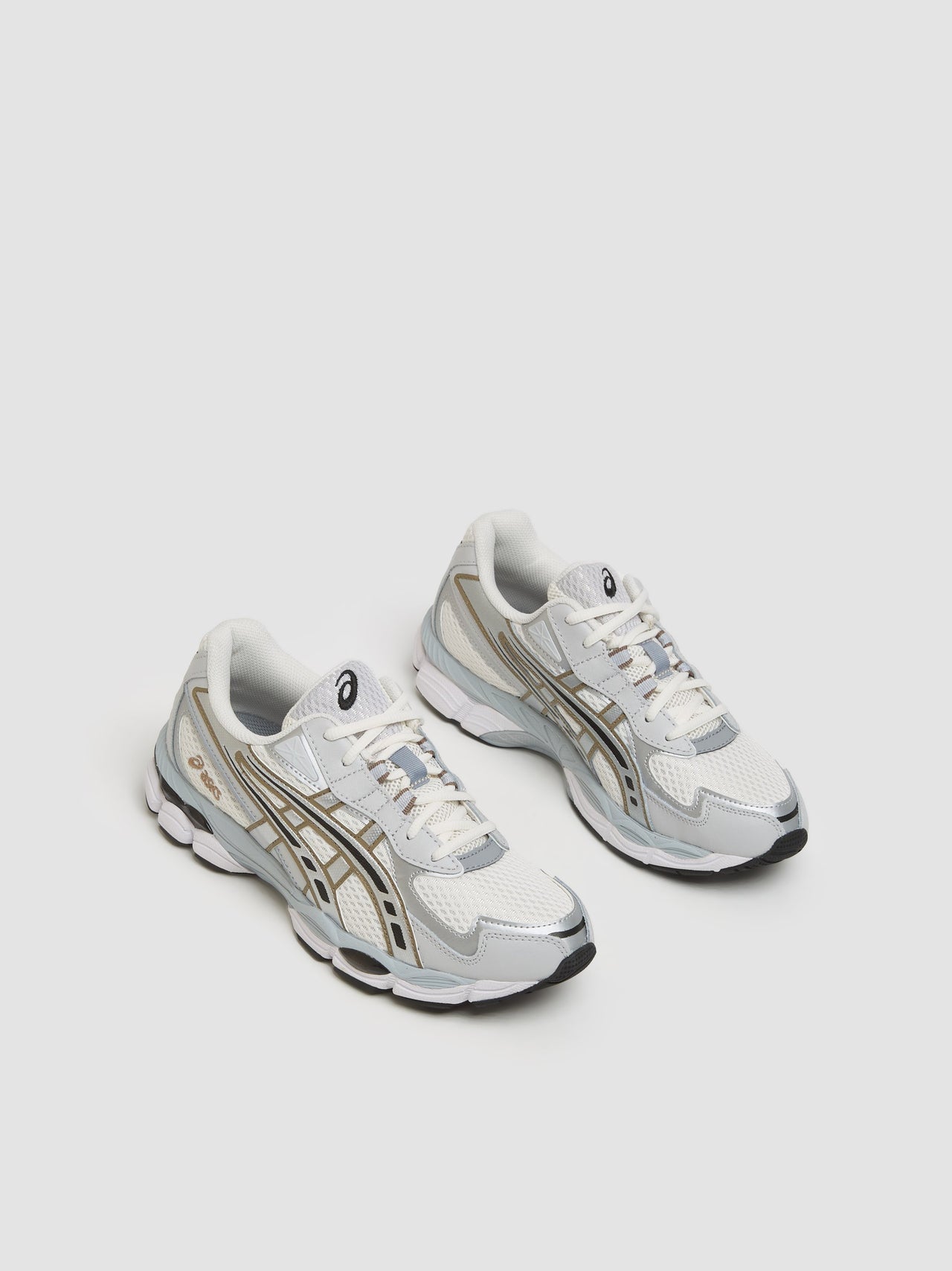 GEL-NYC 2055 Sneaker in Cream & Pure Silver