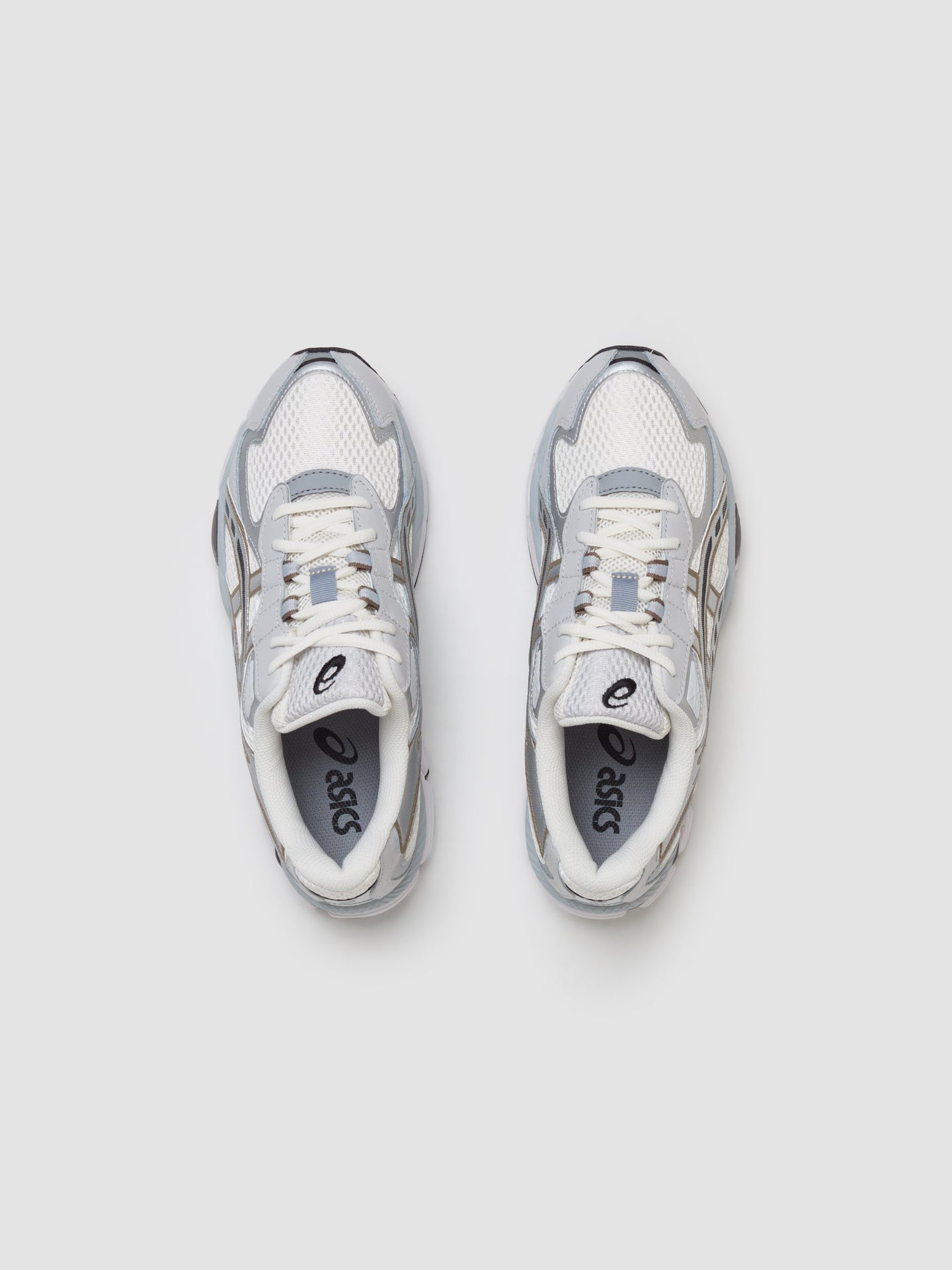 GEL-NYC 2055 Sneaker in Cream & Pure Silver