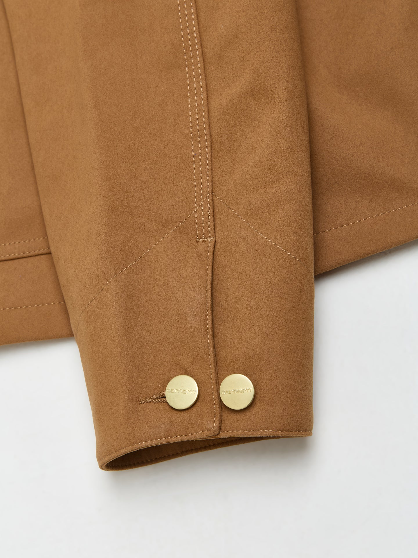 Suede Michigan Coat in Hamilton Brown