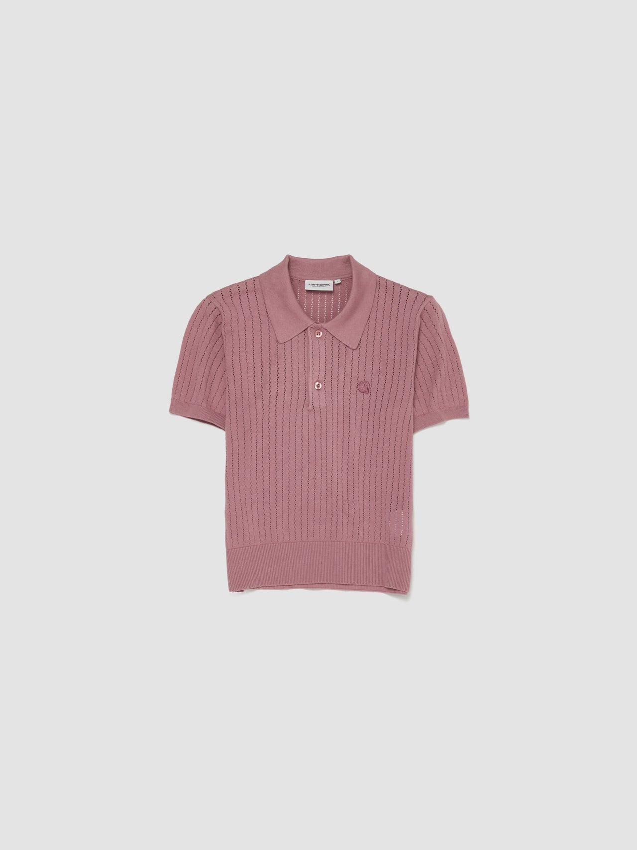 Women's Short-Sleeved Norlina Polo in Dusty Fuchsia