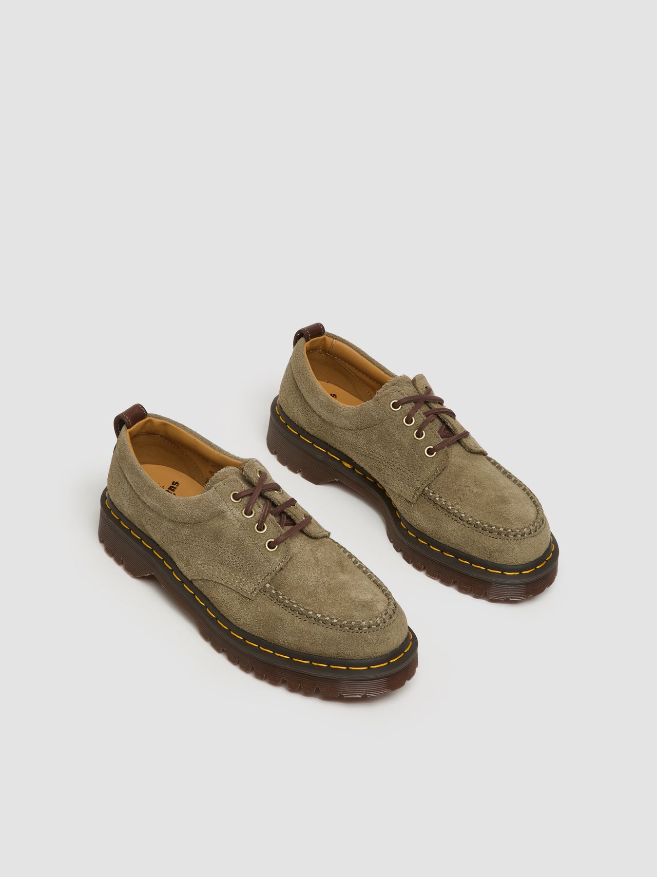 Lowell Shoes in Olive