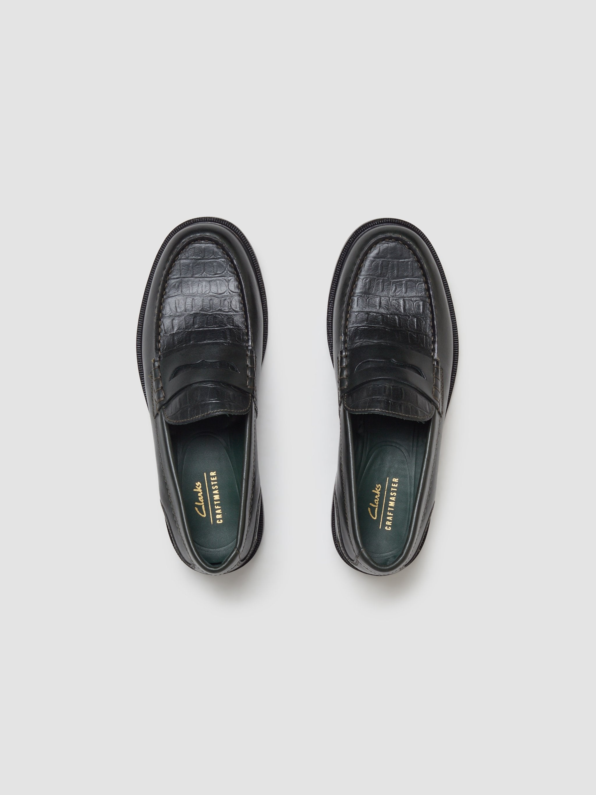 Craft James Lo Shoes in Dark Green