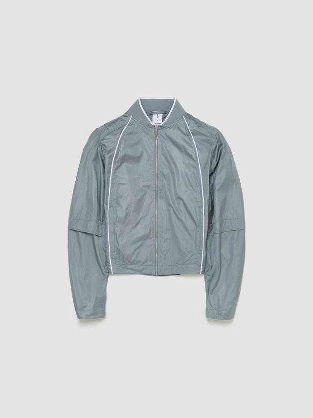 x Jacquemus Track Jacket in Particle Grey & White