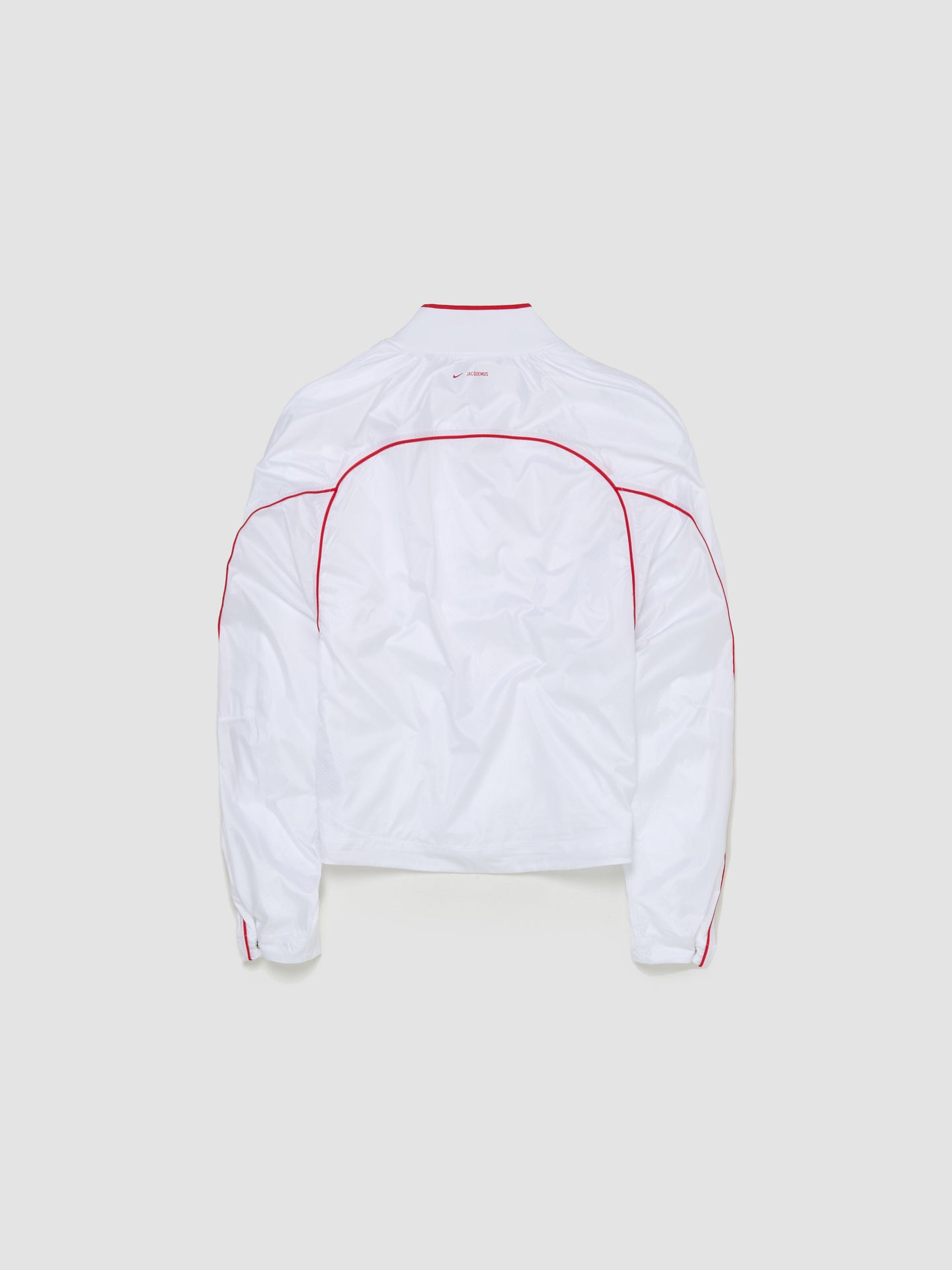 x Jacquemus Track Jacket in White & University Red