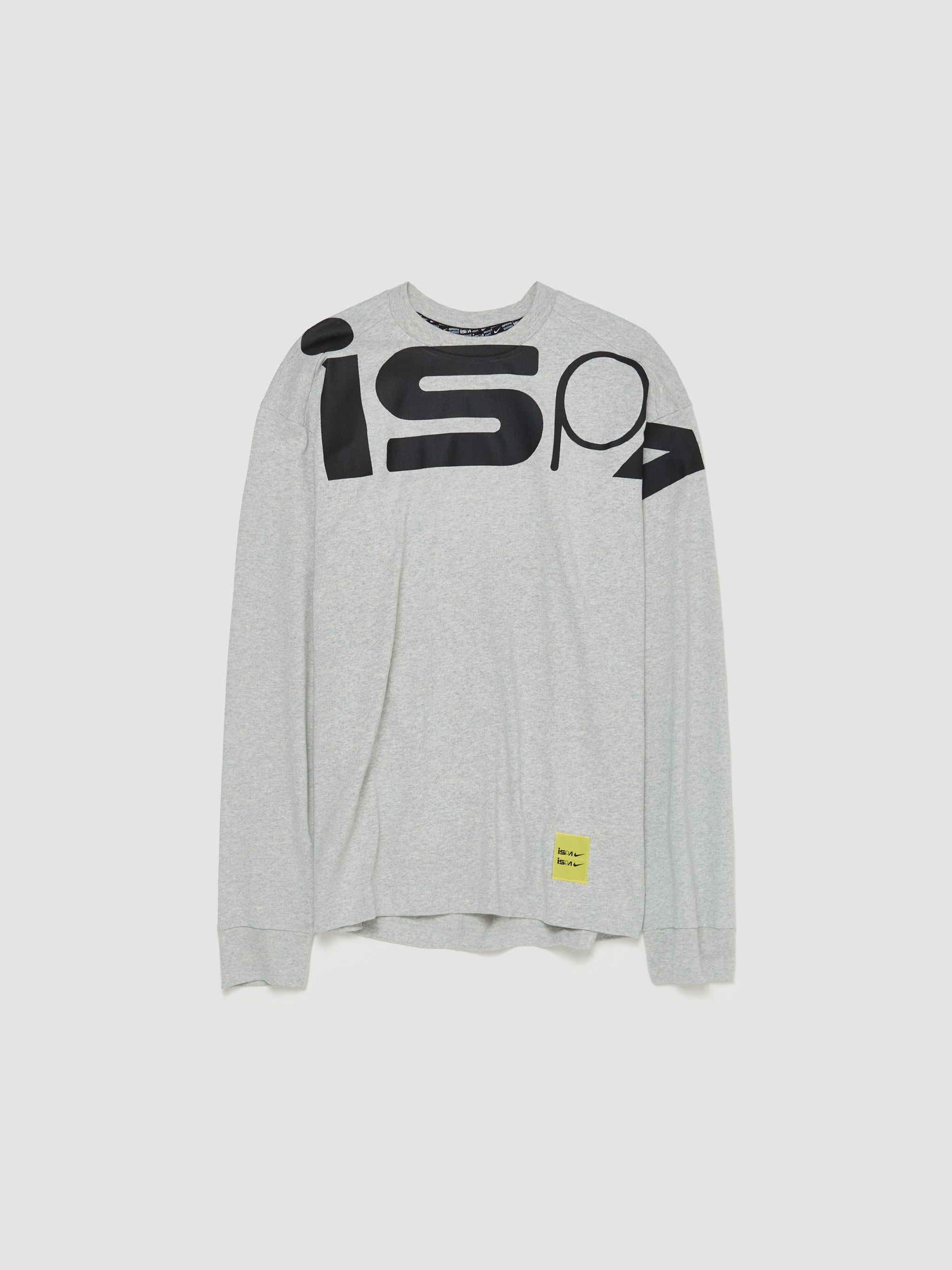 ISPA NRG Long Sleeve T-Shirt in Grey Heather