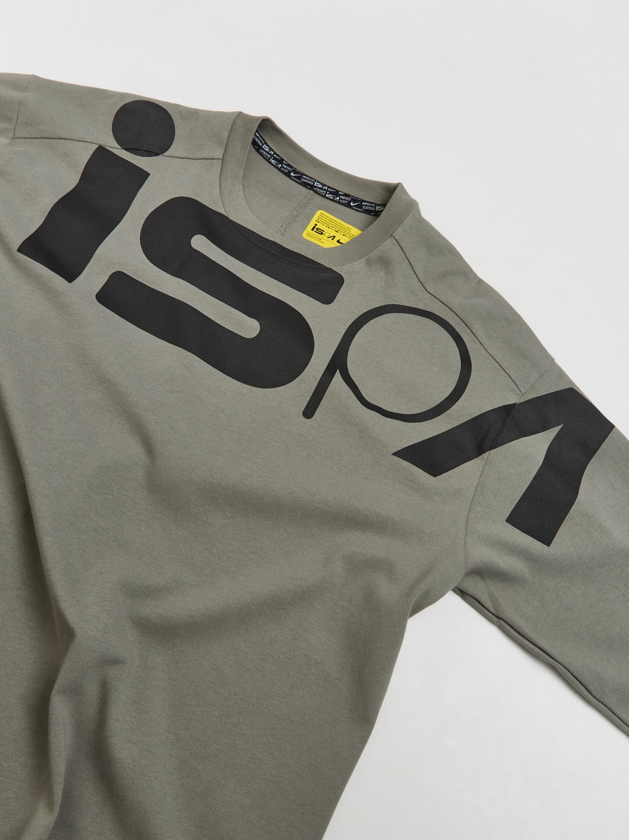 ISPA NRG Long Sleeve T-Shirt in Dark Stucco