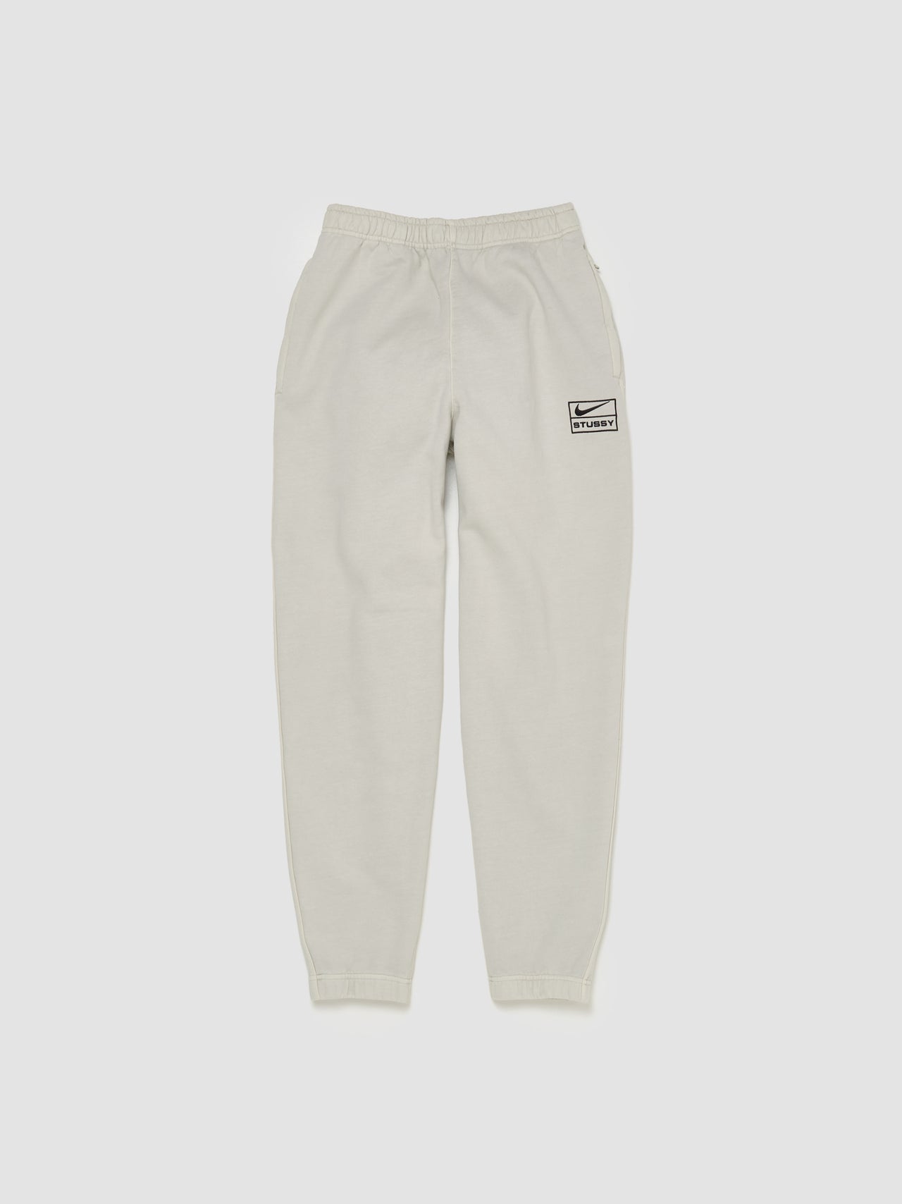 x Stüssy Washed Fleece Pant in Light Bone