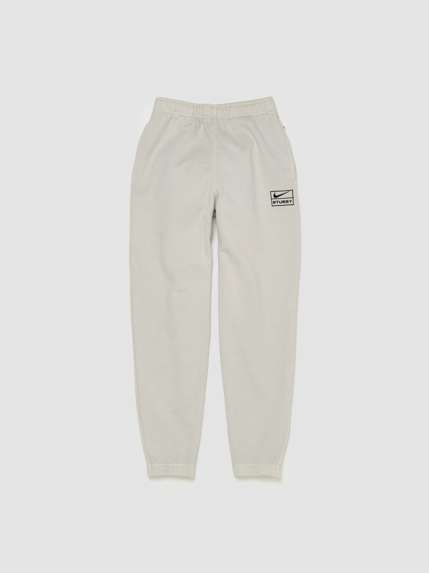 x Stüssy Washed Fleece Pant in Light Bone