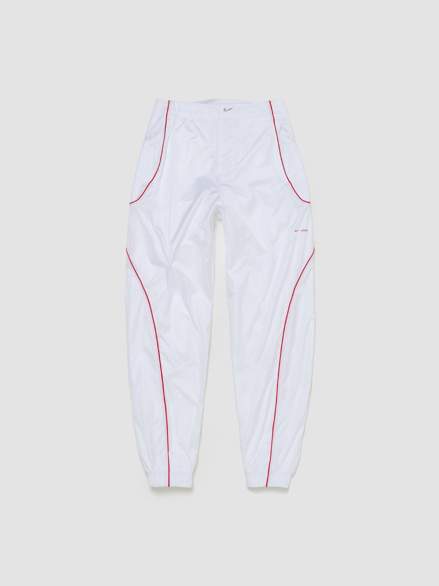 x Jacquemus Track Pant in White & University Red