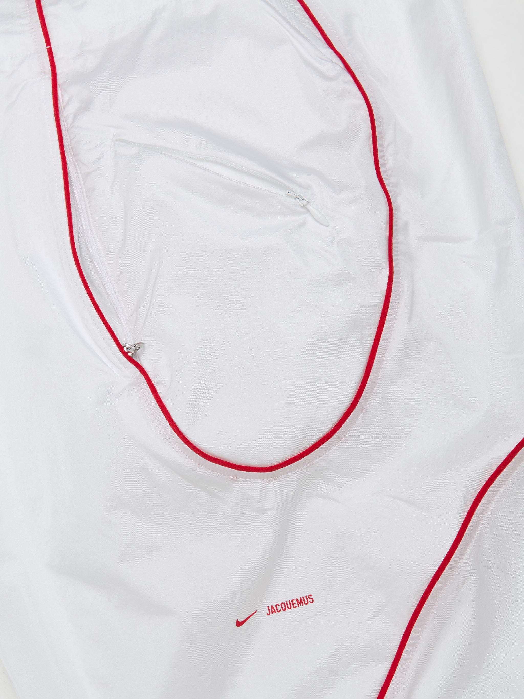 x Jacquemus Track Pant in White & University Red