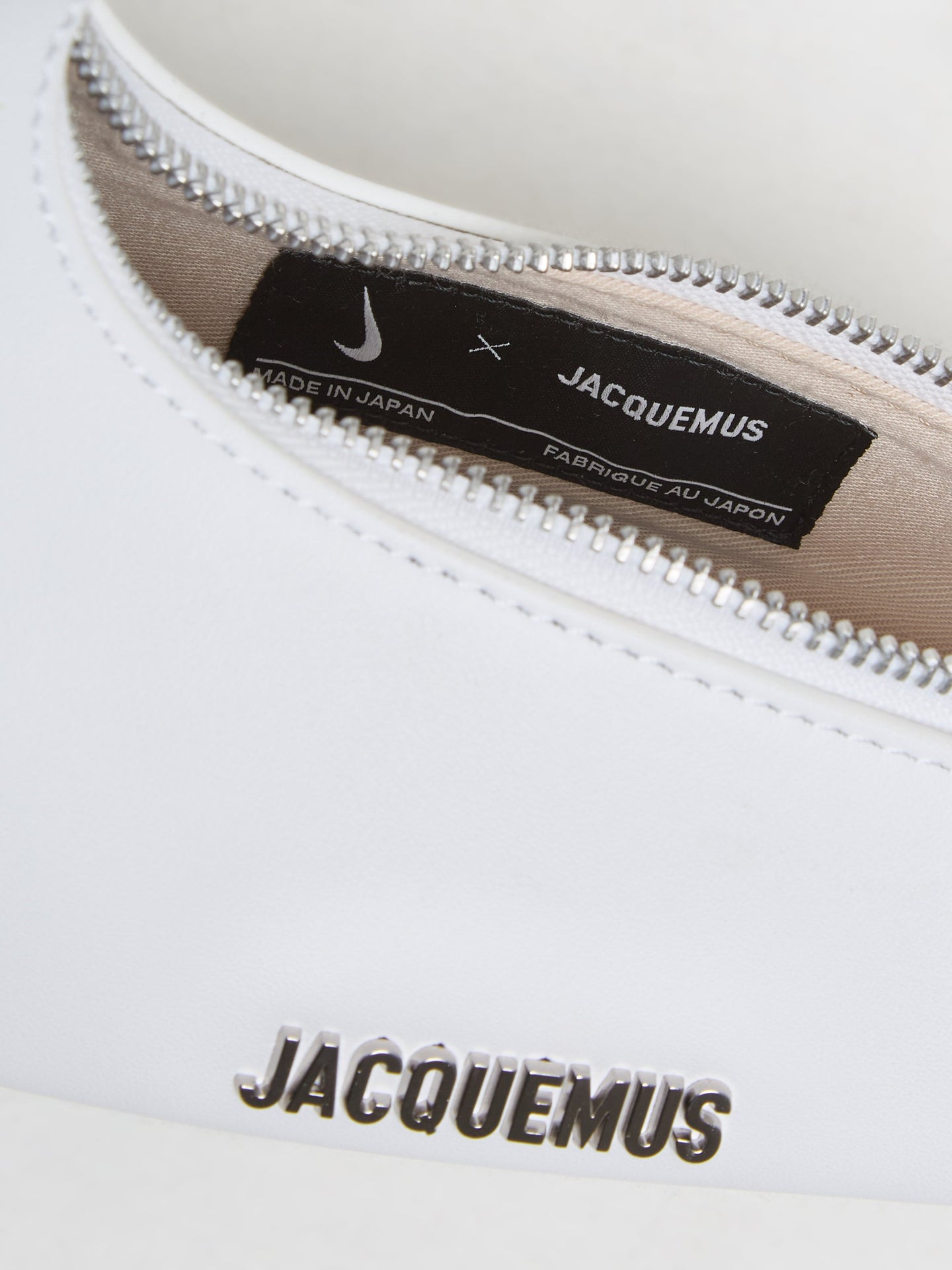 x Jacquemus Swoosh Bag in White