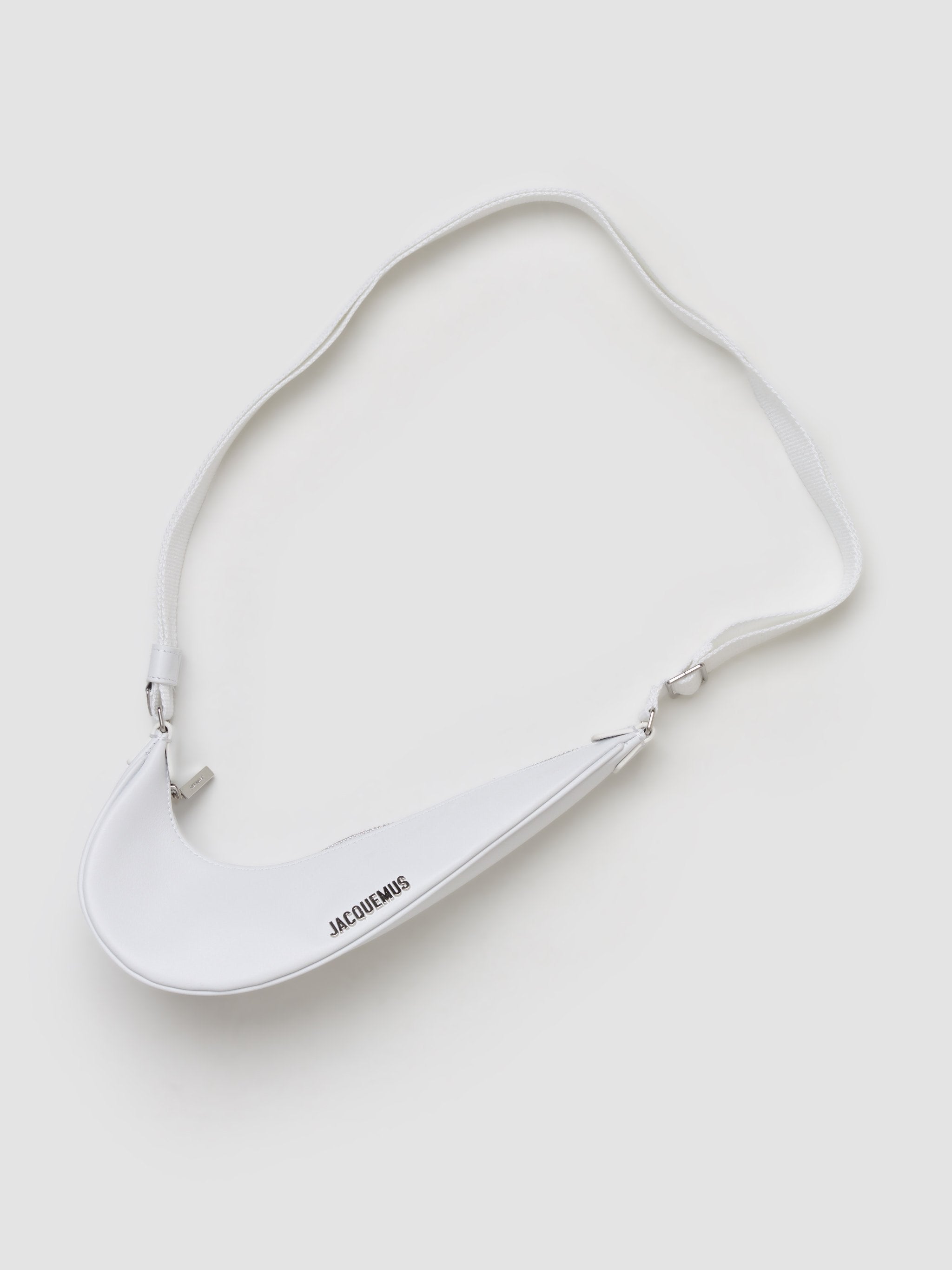 x Jacquemus Swoosh Bag in White