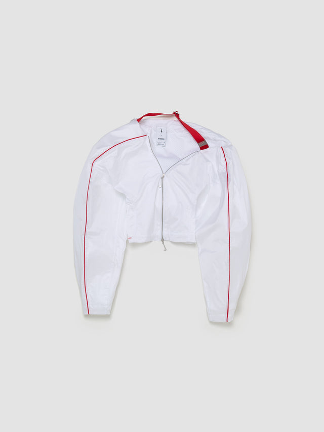 x Jacquemus Women's Track Jacket in White & University Red