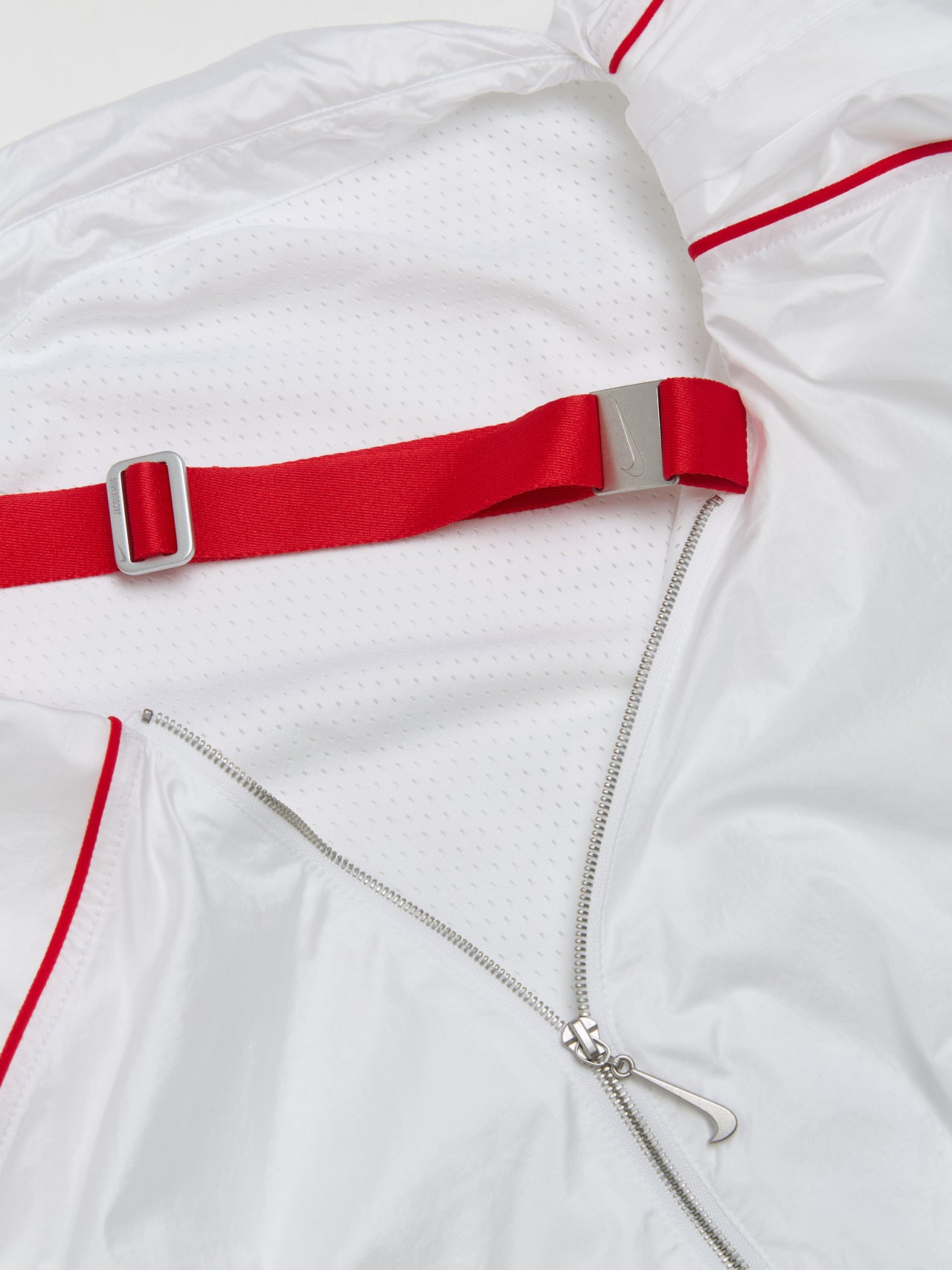 x Jacquemus Women's Track Jacket in White & University Red