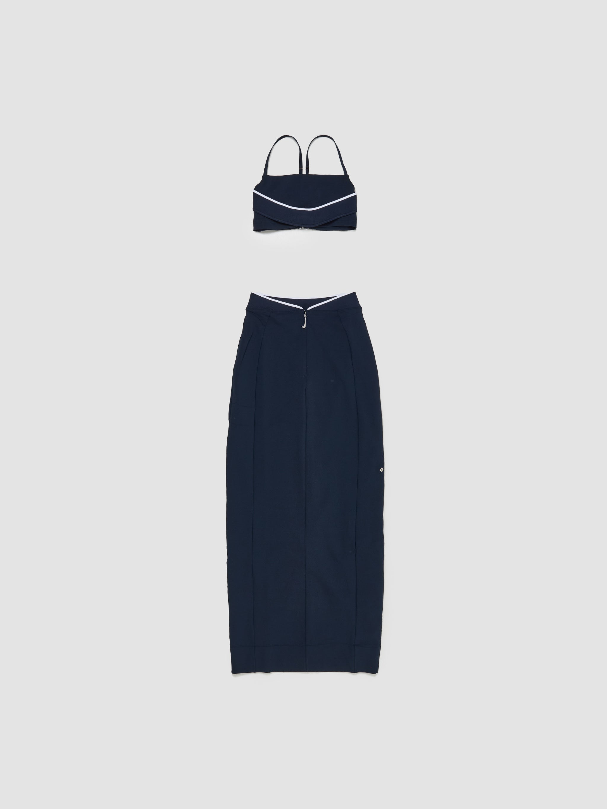 x Jacquemus Skirt in Dark Obsidian & White