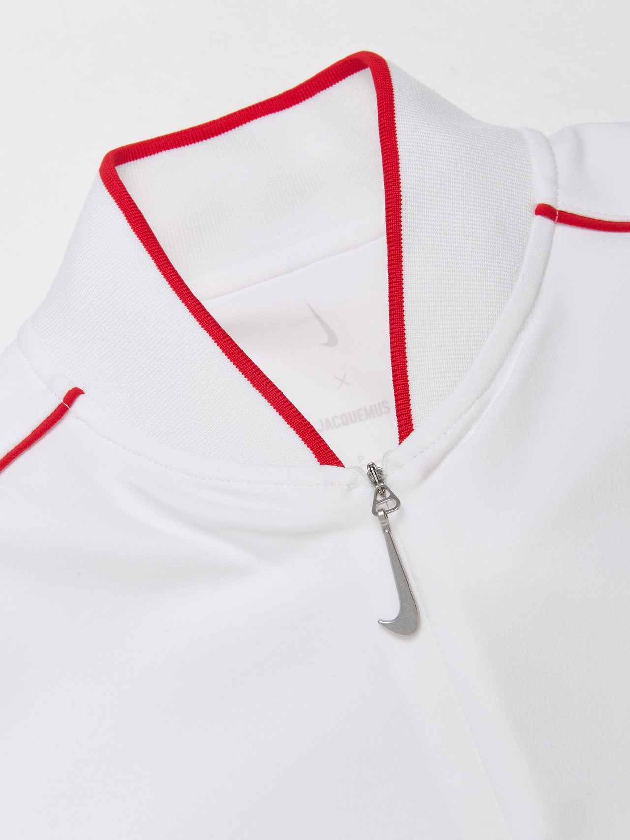 x Jacquemus Dress in White & University Red