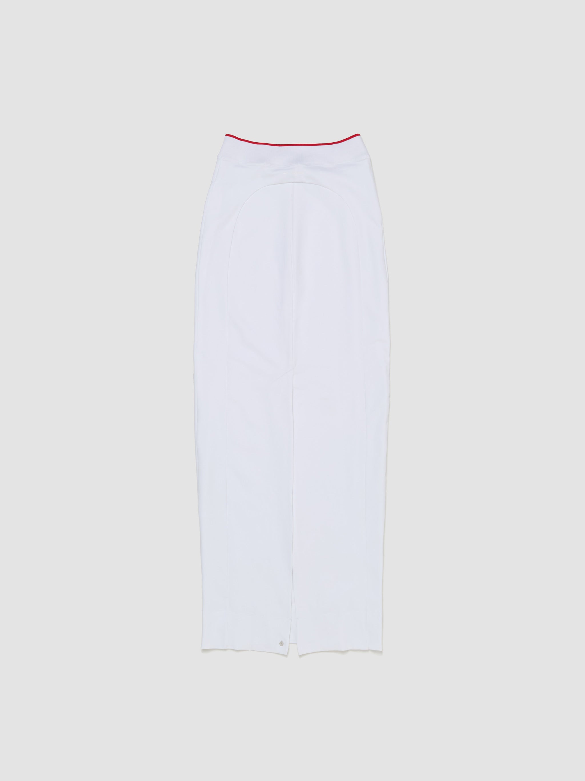 x Jacquemus Skirt in White & University Red