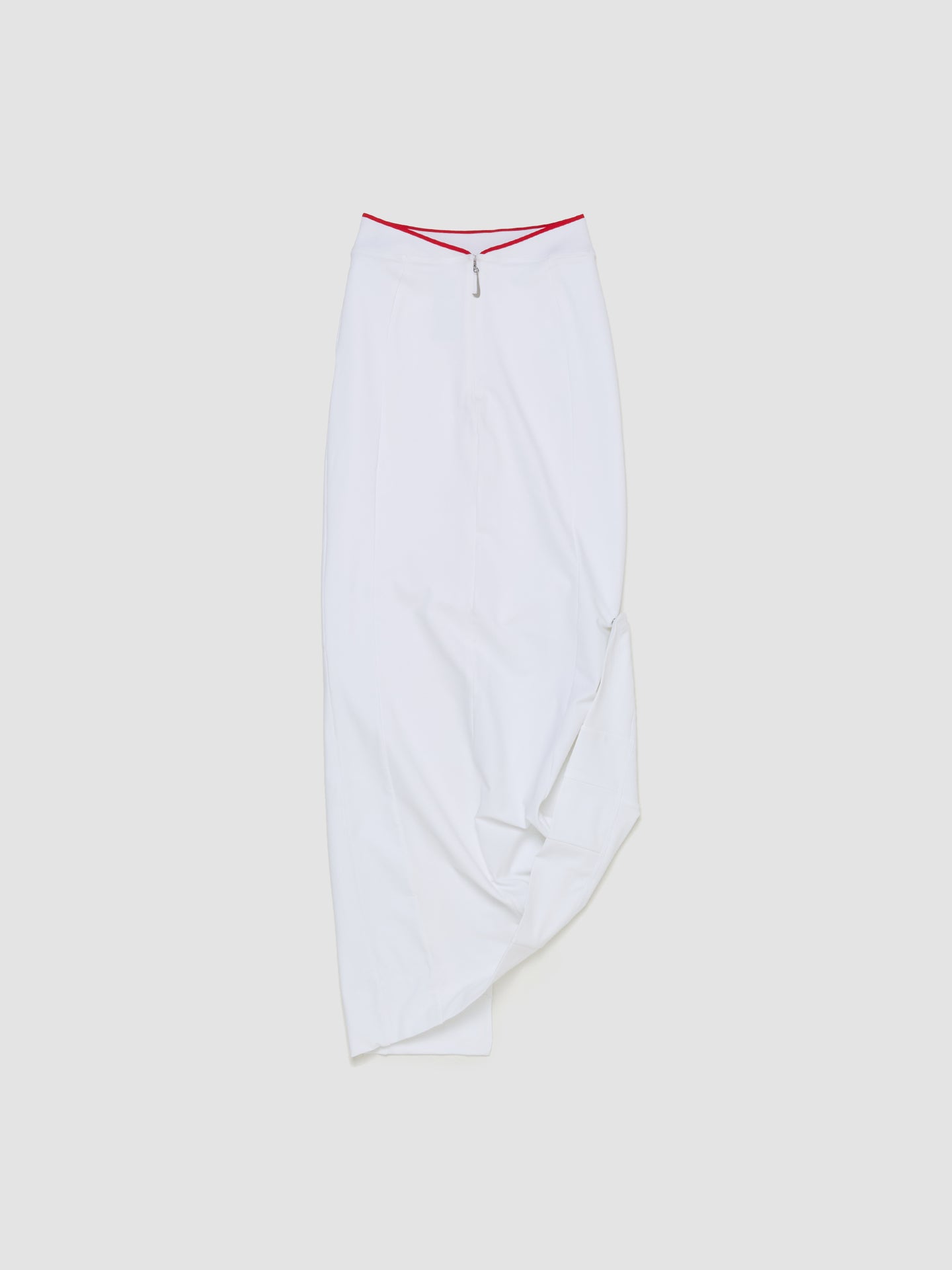 x Jacquemus Skirt in White & University Red