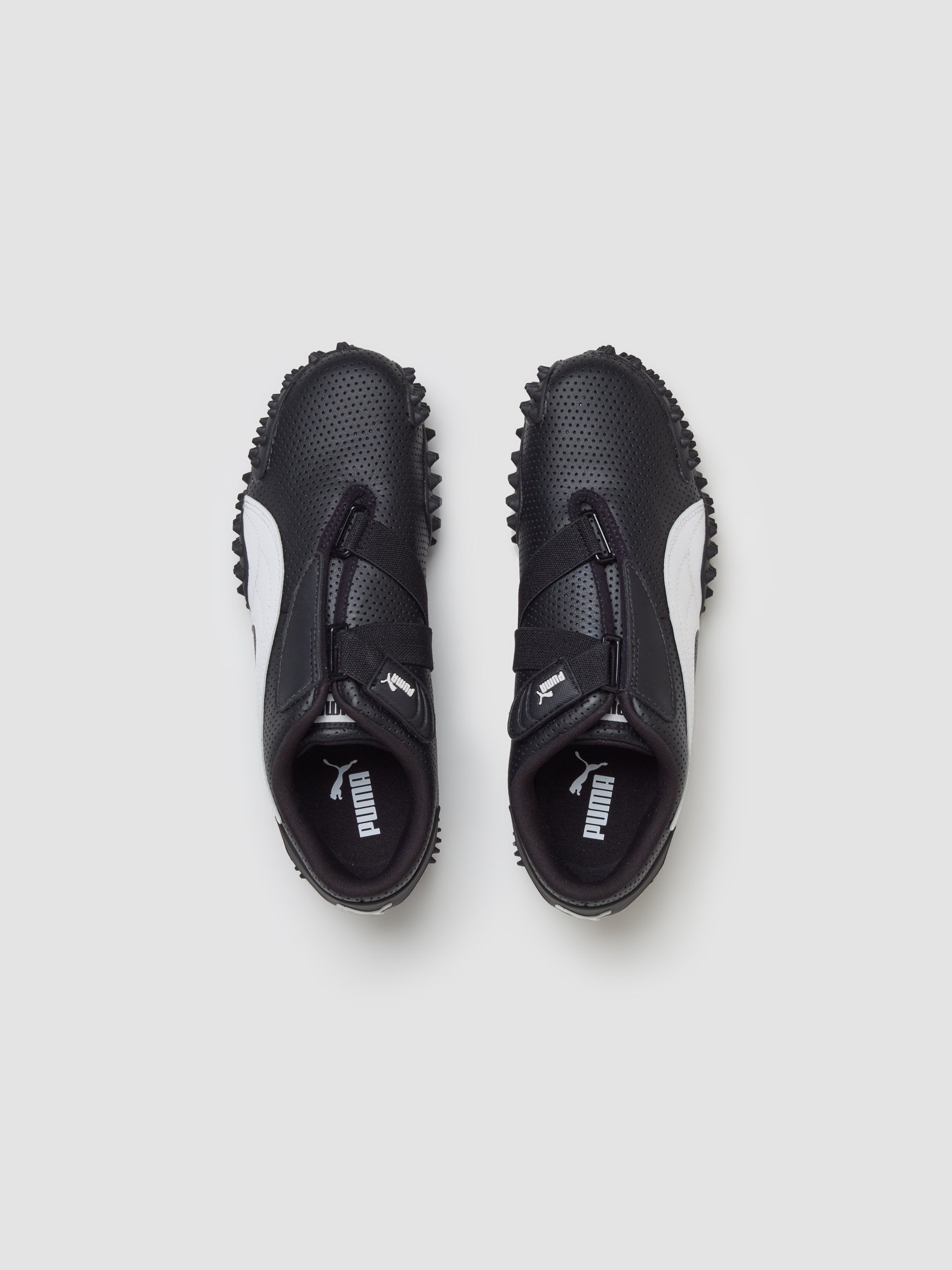 Mostro Perforated Sneaker in Black