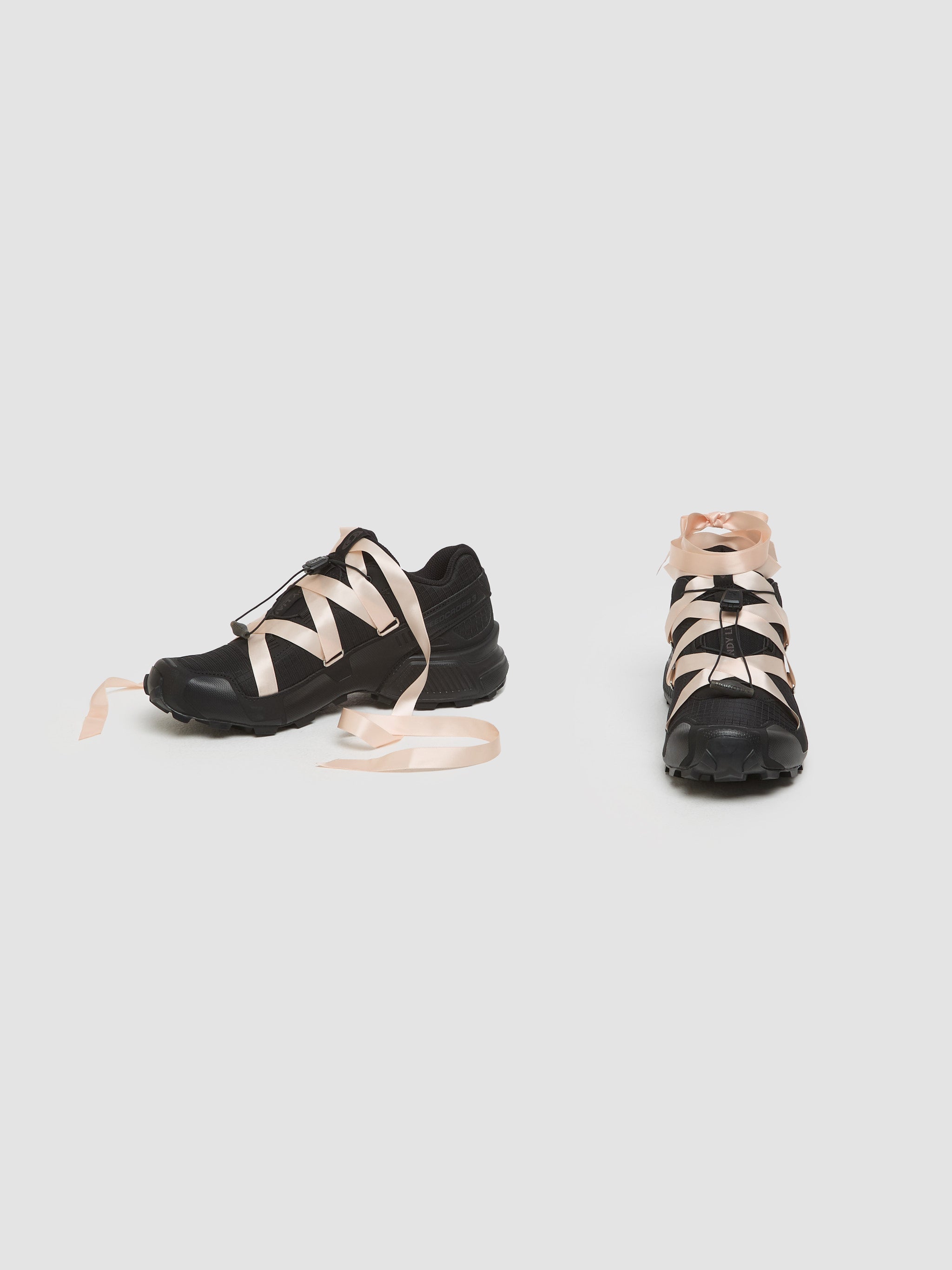 x Sandy Liang Speedcross 3 Ribbon Sneaker in Black