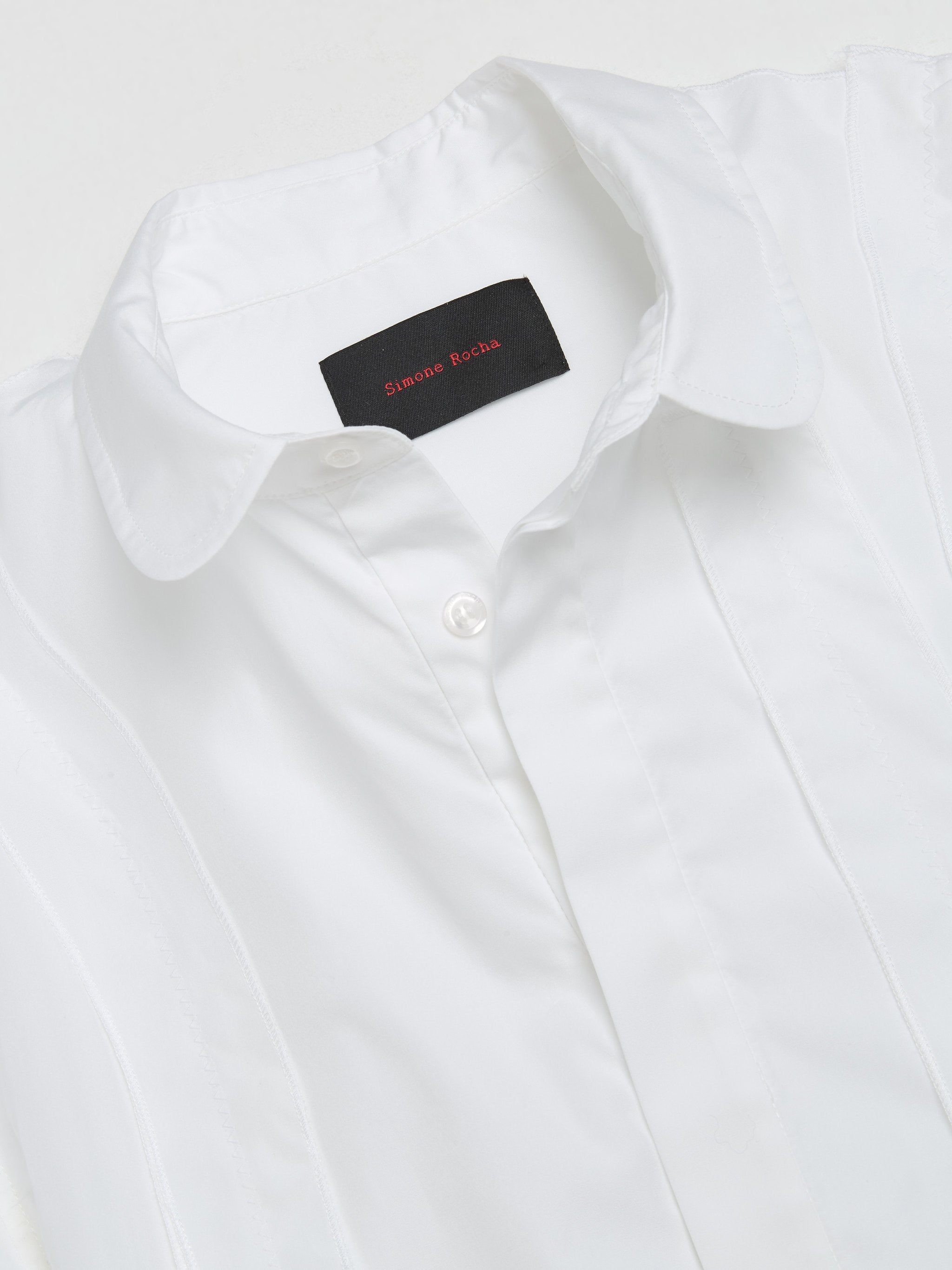 Inverted Seam Classic Fit Shirt in White