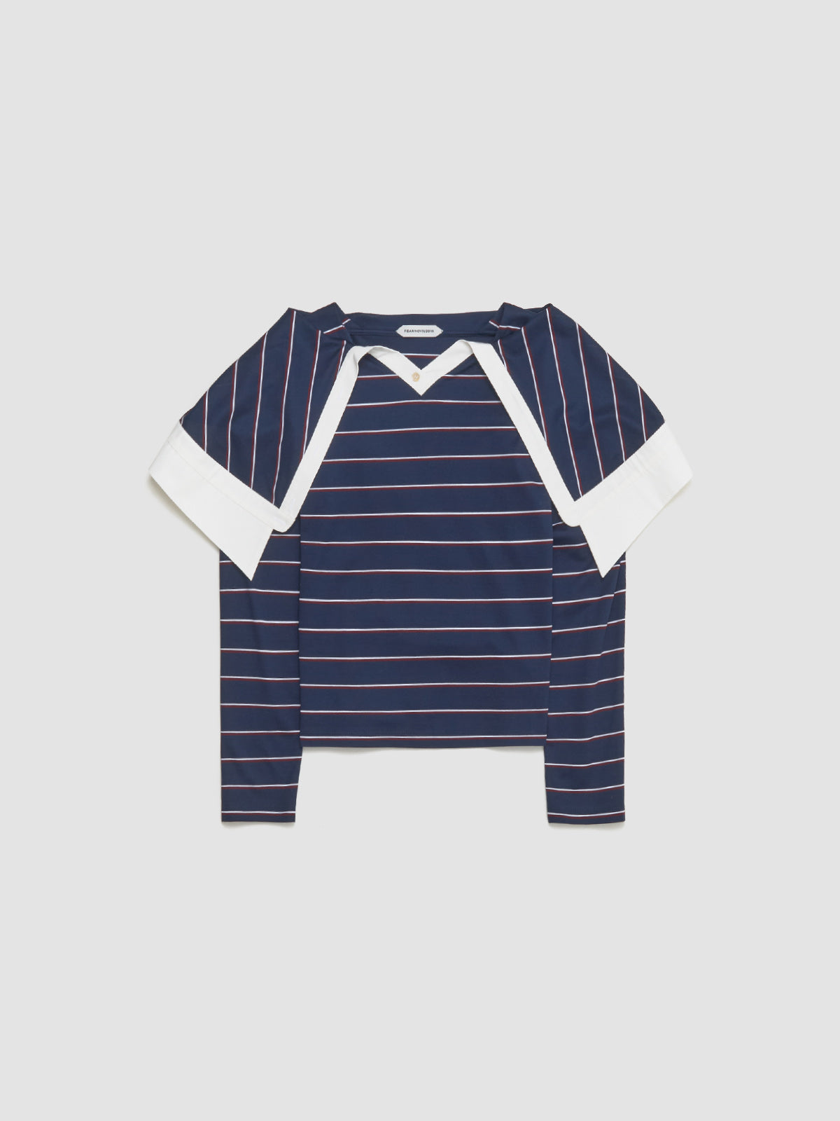 Gaia Polo in Blue & Burgundy