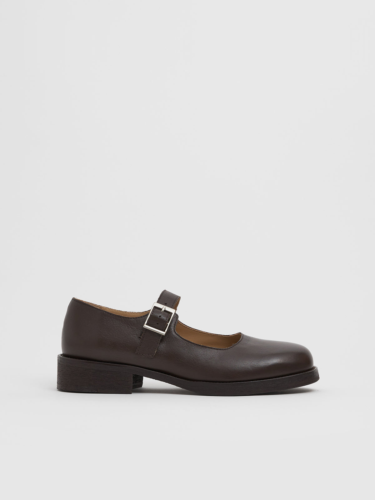 Mary Jane Shoes in Umber