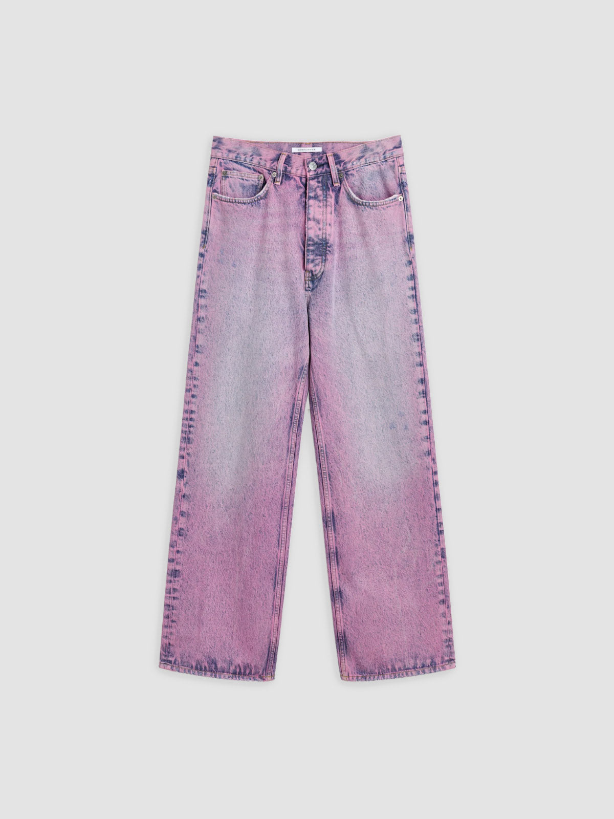 Relaxed Boot Jeans in Pink Coat