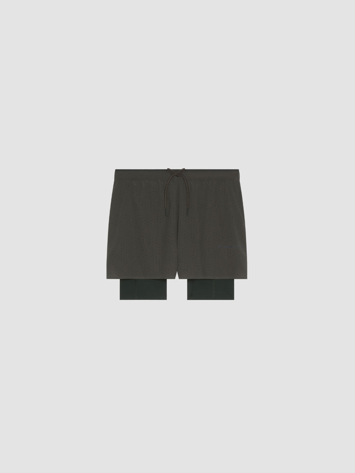 x PAF Zero 2-in-1 Shorts in Molasses & Black