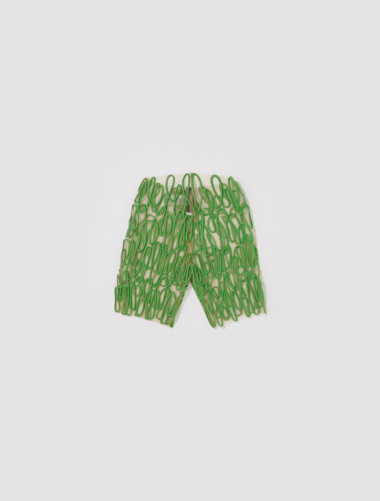 Big Print Shorts in Green
