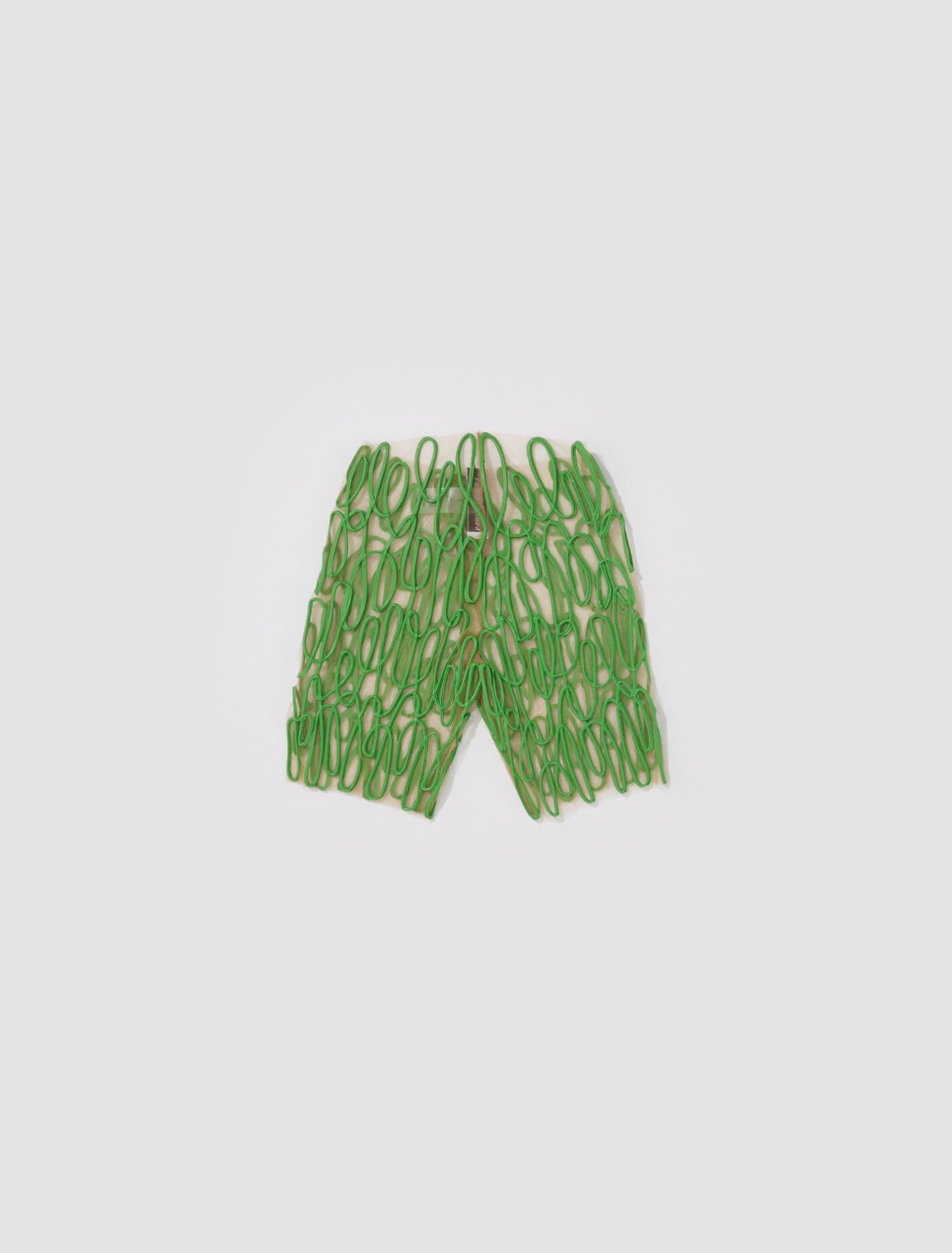 Big Print Shorts in Green