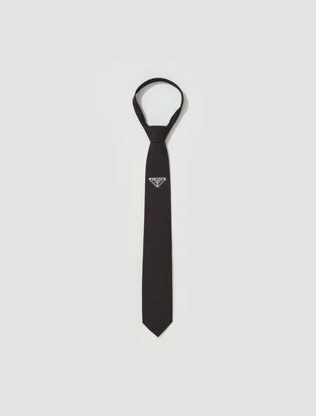 Prada - Re-Nylon Gabardine Tie in Black - UCR77_1WQ8_F0002 – Voo Store