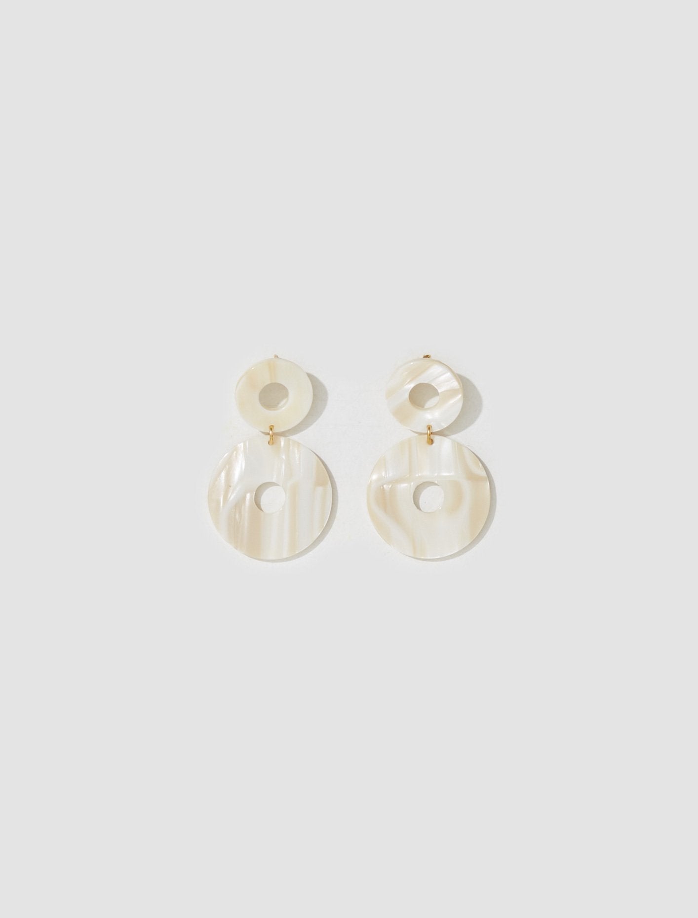 Scabiosa Earrings in Medium Marfil