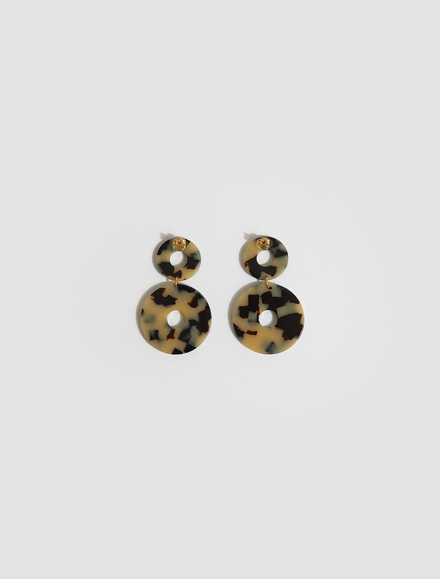 Scabiosa Earrings in Tortoise