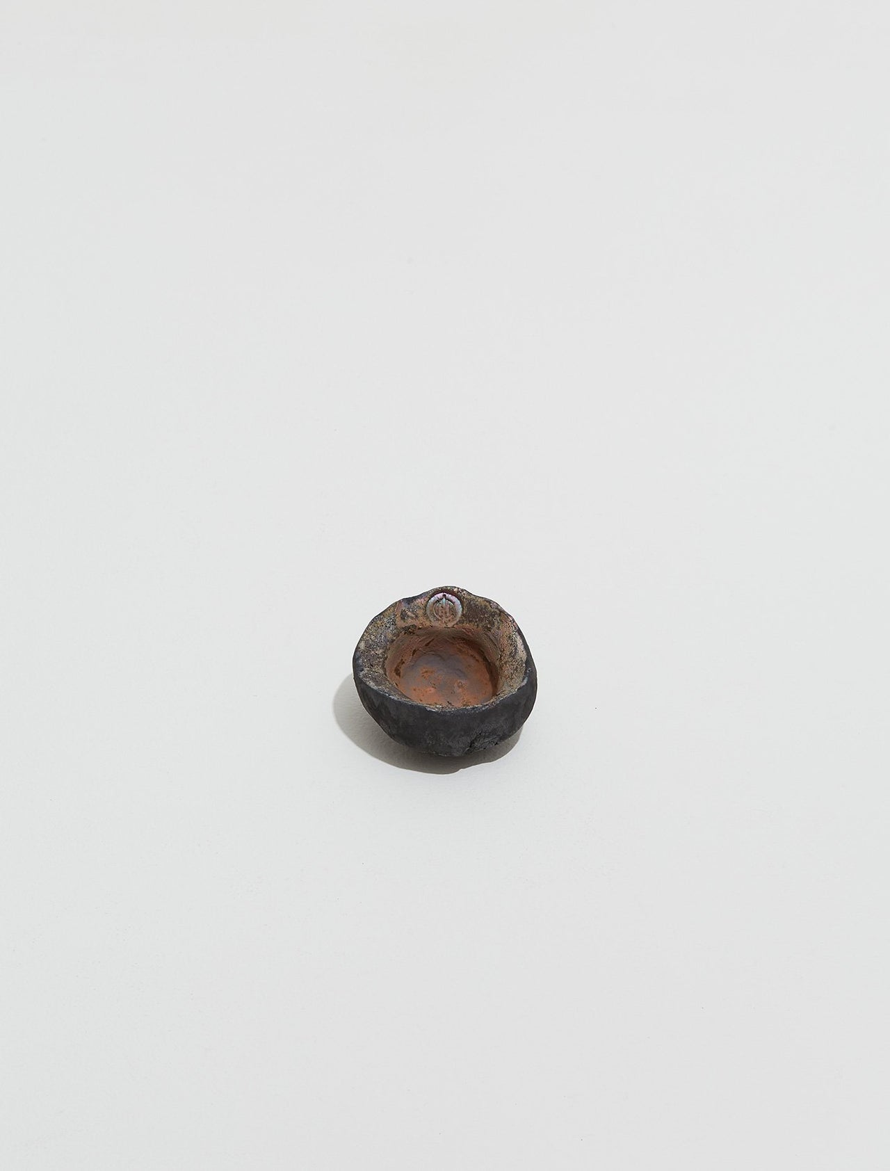 Small Raku Incense Bowl