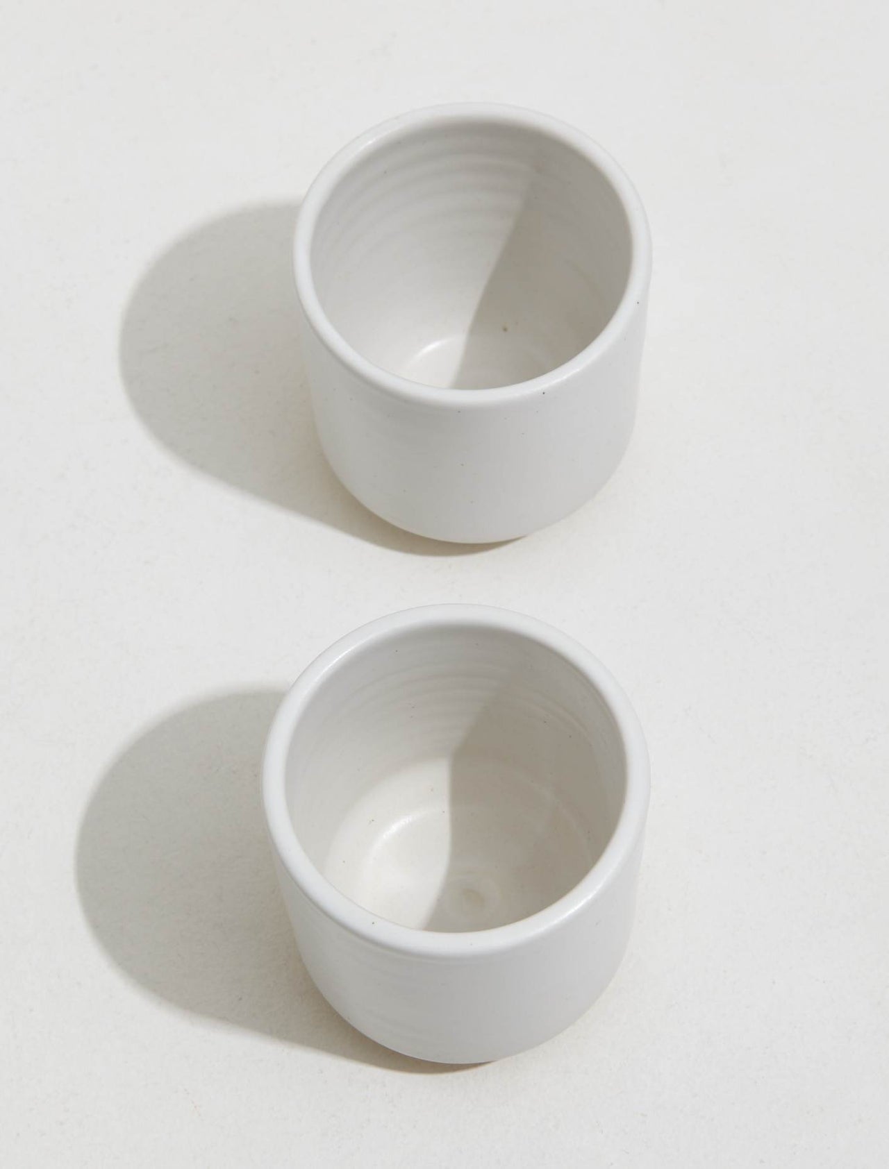 Otto Set of 2 Cups in Matte White