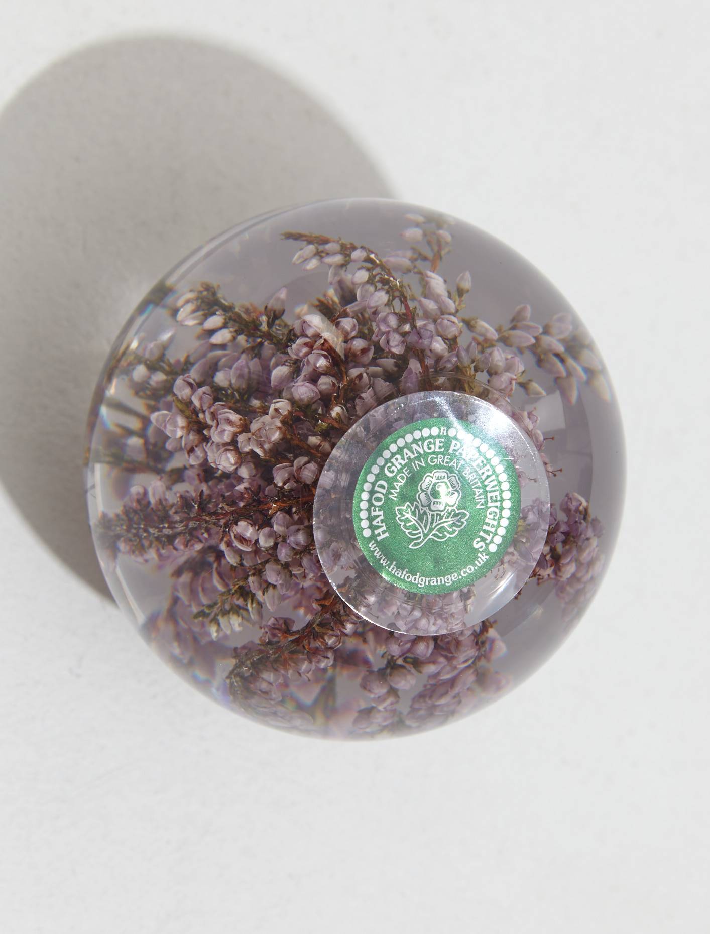 Small Heather Paperweight