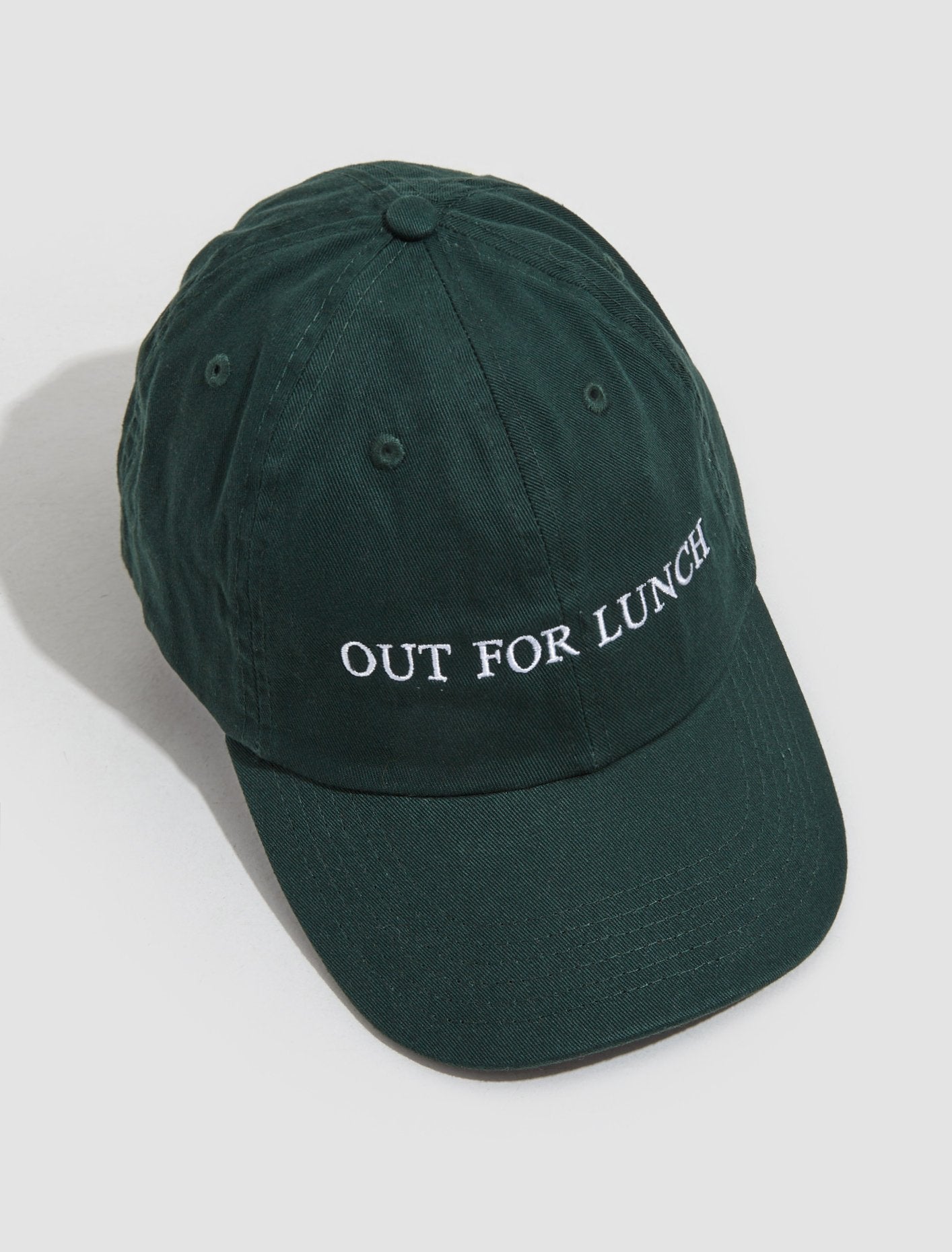 Out For Lunch Cap in Dark Green