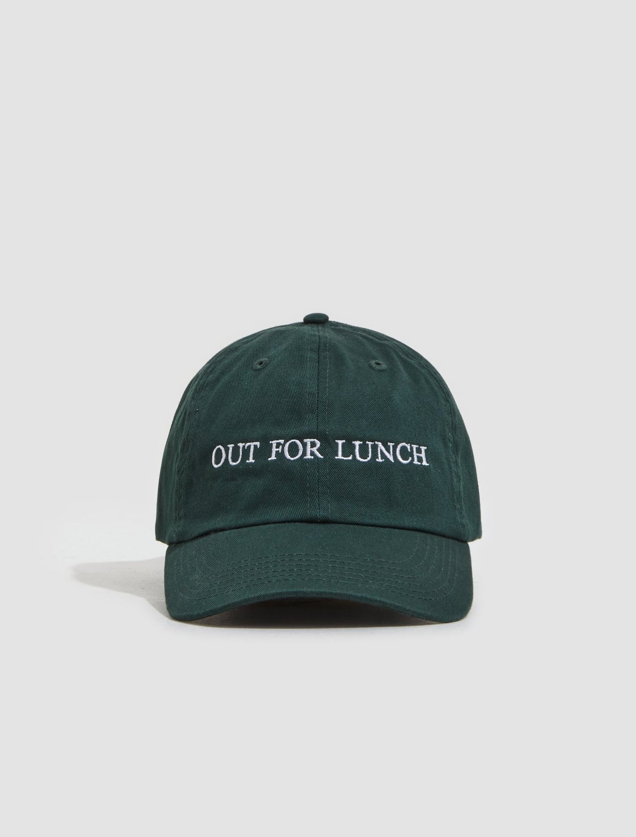 Out For Lunch Cap in Dark Green