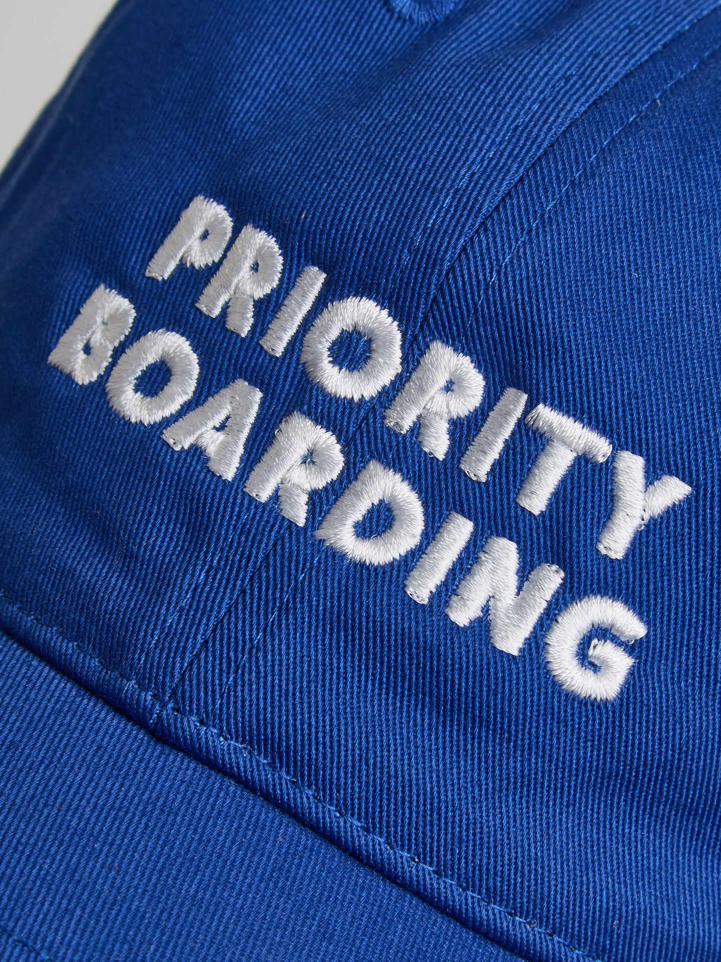 Priority Boarding Cap in Royal Blue